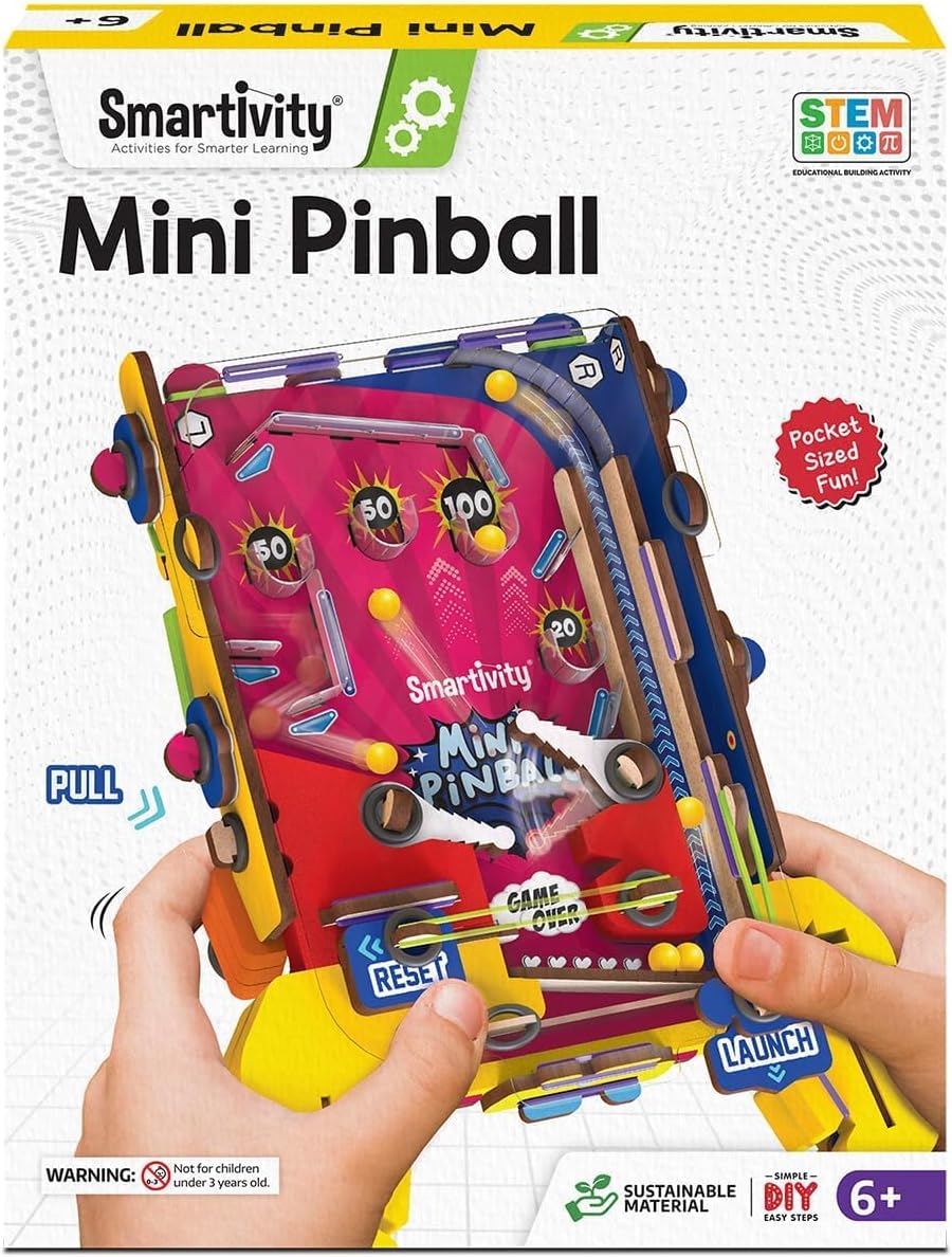 Smartivity Mini Pinball for Kids Ages 6 to 12 Years | Build Your Own - Hand Held Pinball I Birthday Gift for Smart Kids | DIY STEM Toy for Boys & Girls 6,7,8,9,10,11,12 Years Old customer photo 1