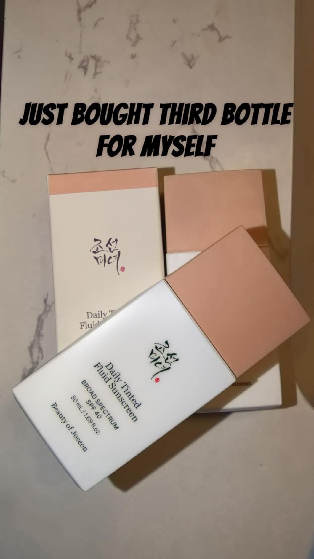 Beauty of Joseon Daily Tinted Fluid Sunscreen SPF 40 - 12 Shades, Moisturizing Korean Skincare customer photo 2