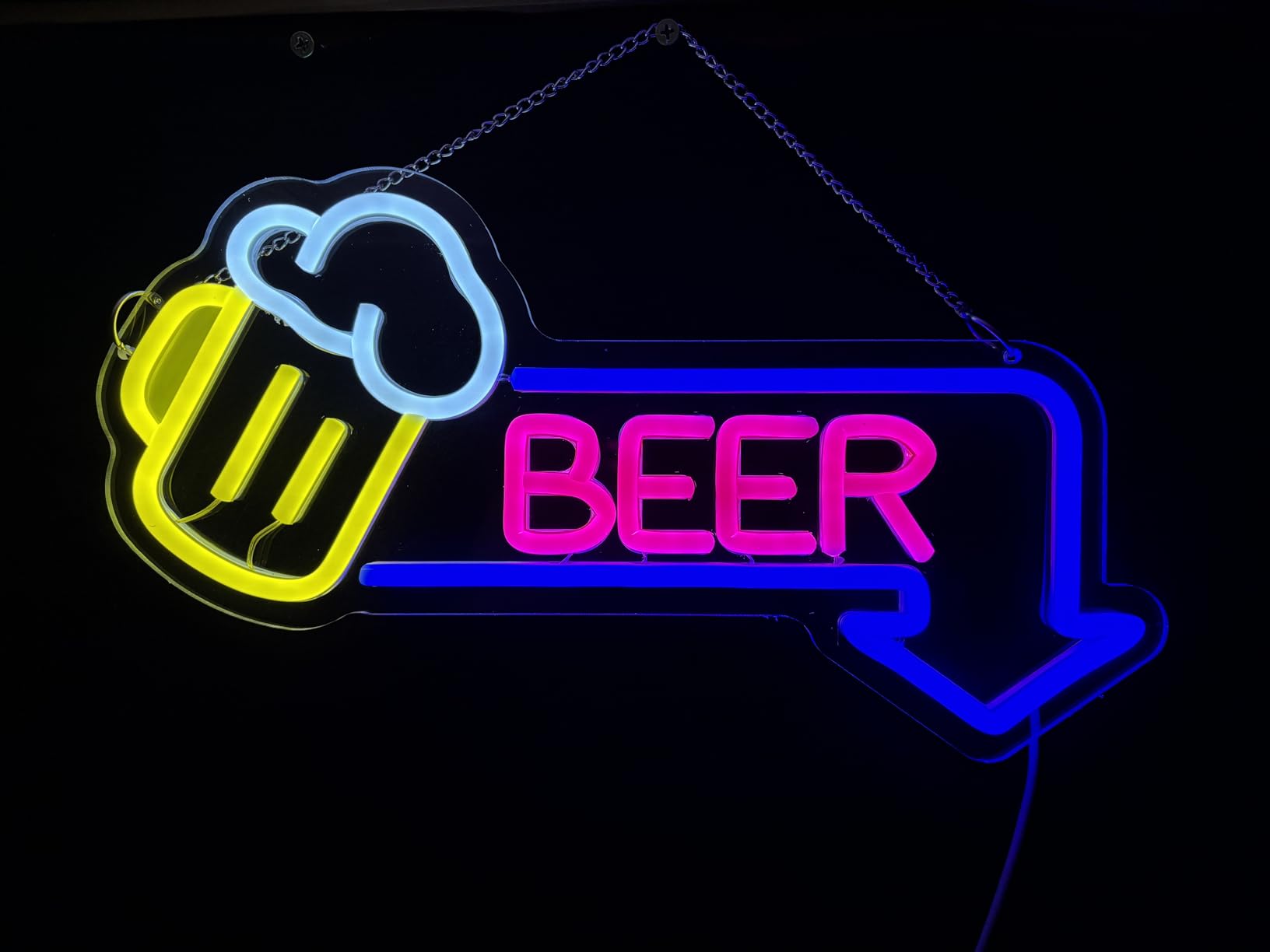 Arcade Neon Sign Arcade Neon Light for Wall Decor USB Powered Dimmable Arcade LED Neon Lights Sign for Game Room for Game Room Recreation Living Room Birthday Gift Man Cave Bedroom Decor customer photo 1