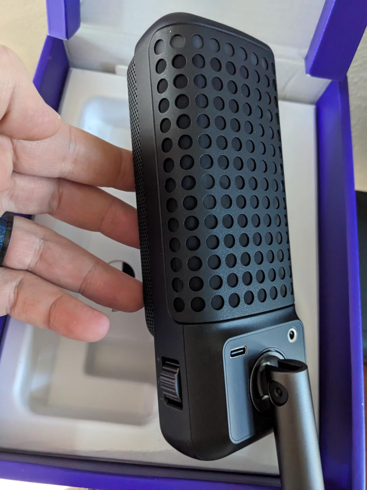 Capsule Elite Wired USB Microphone - White customer photo 1