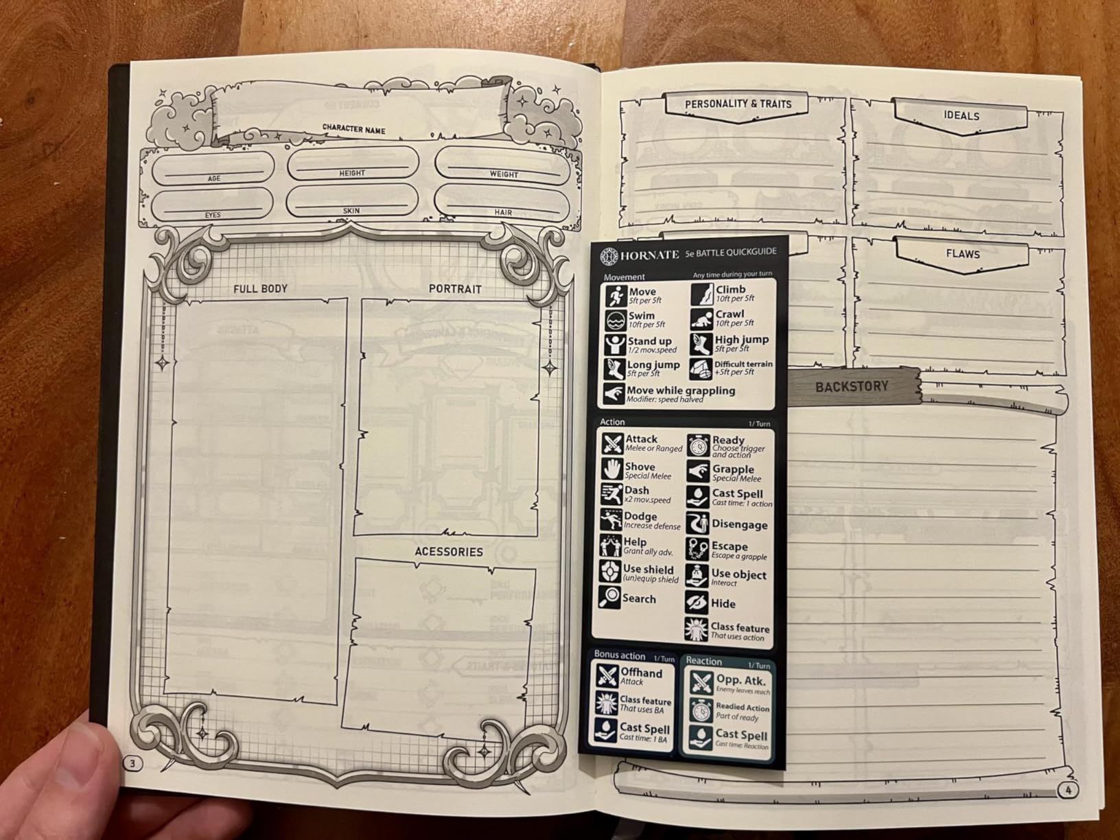 DND character sheets (200 Pages A5) - dnd journal Dragon Embossed Leather for Dungeons & Dragons | dnd notebook & Campaign Tracker customer photo 2