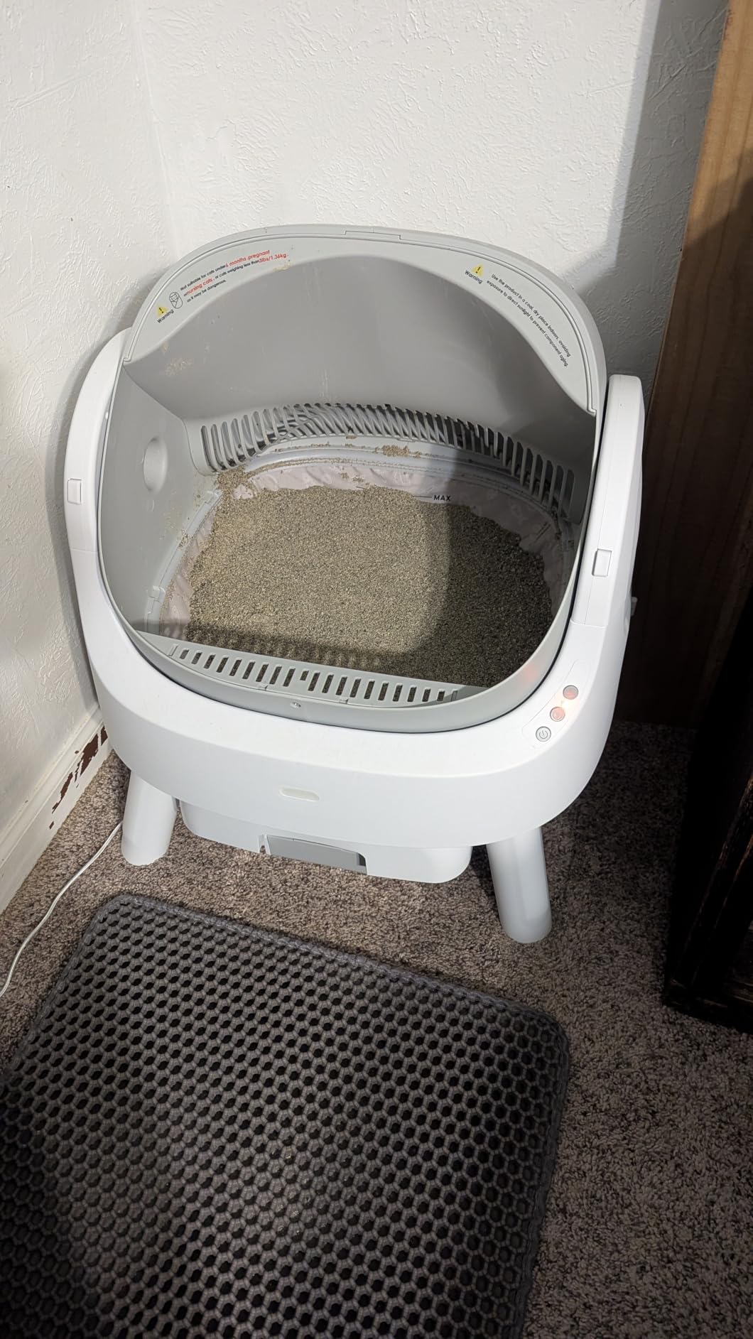 Self Cleaning Cat Litter Box, Automatic Litter Box for Multiple Cats, Integrated Safety Protection with Open-Top Design customer photo 2