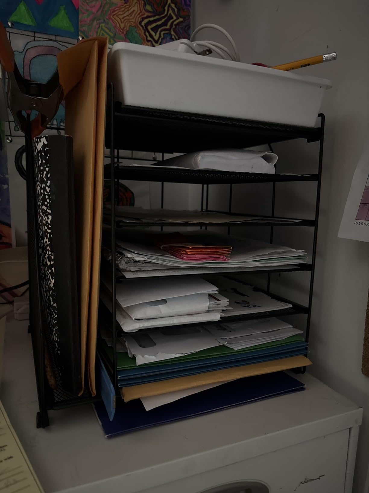 gianotter 4-Tier Paper Organizer With Magazine Holder, Desk Organizers and Accessories, Desk Accessories & Workspace Organizers, File Organizer for Office Supplies customer photo 2