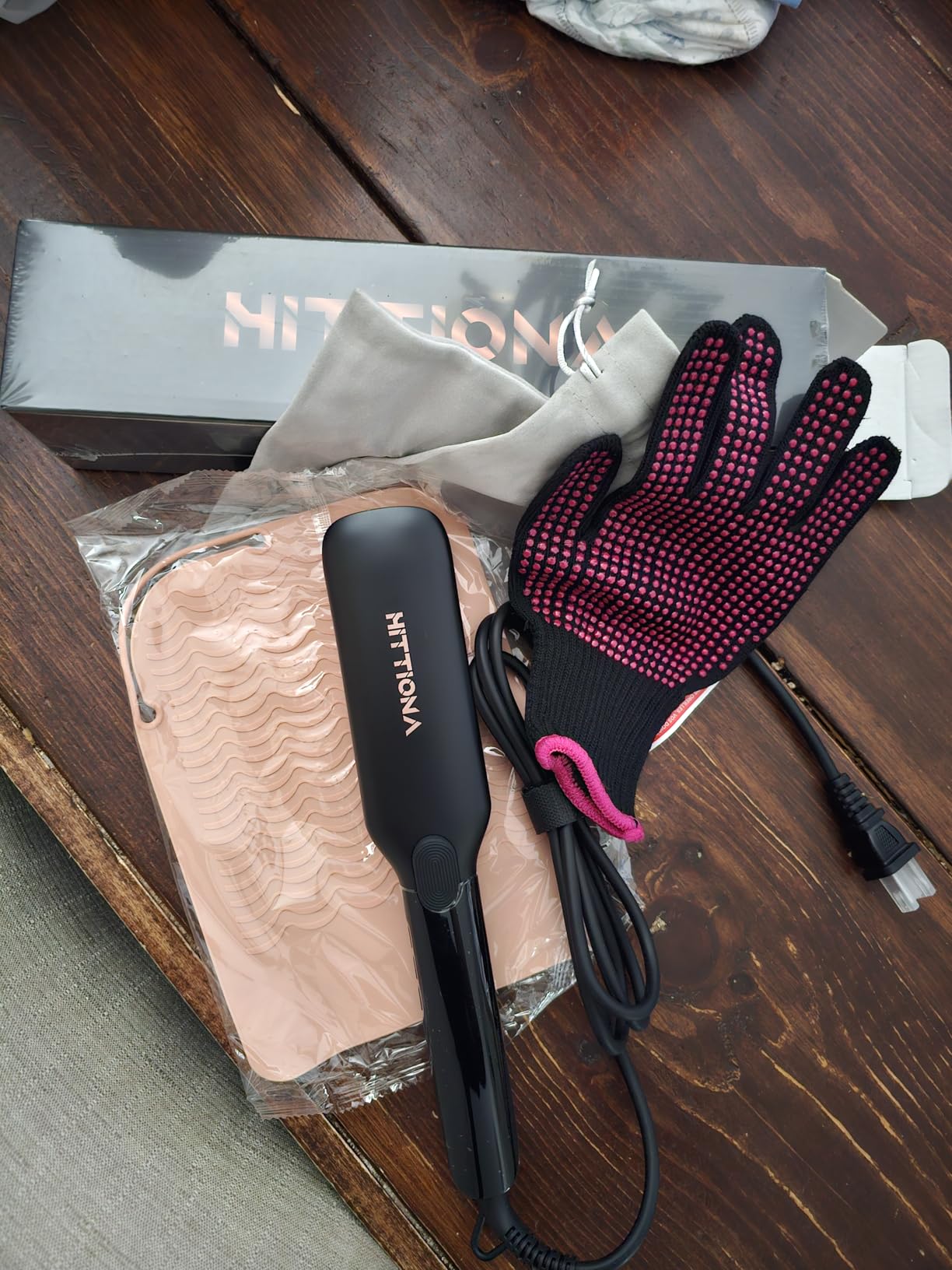 HITTIONA Flat Iron Hair Straightener - 1.75