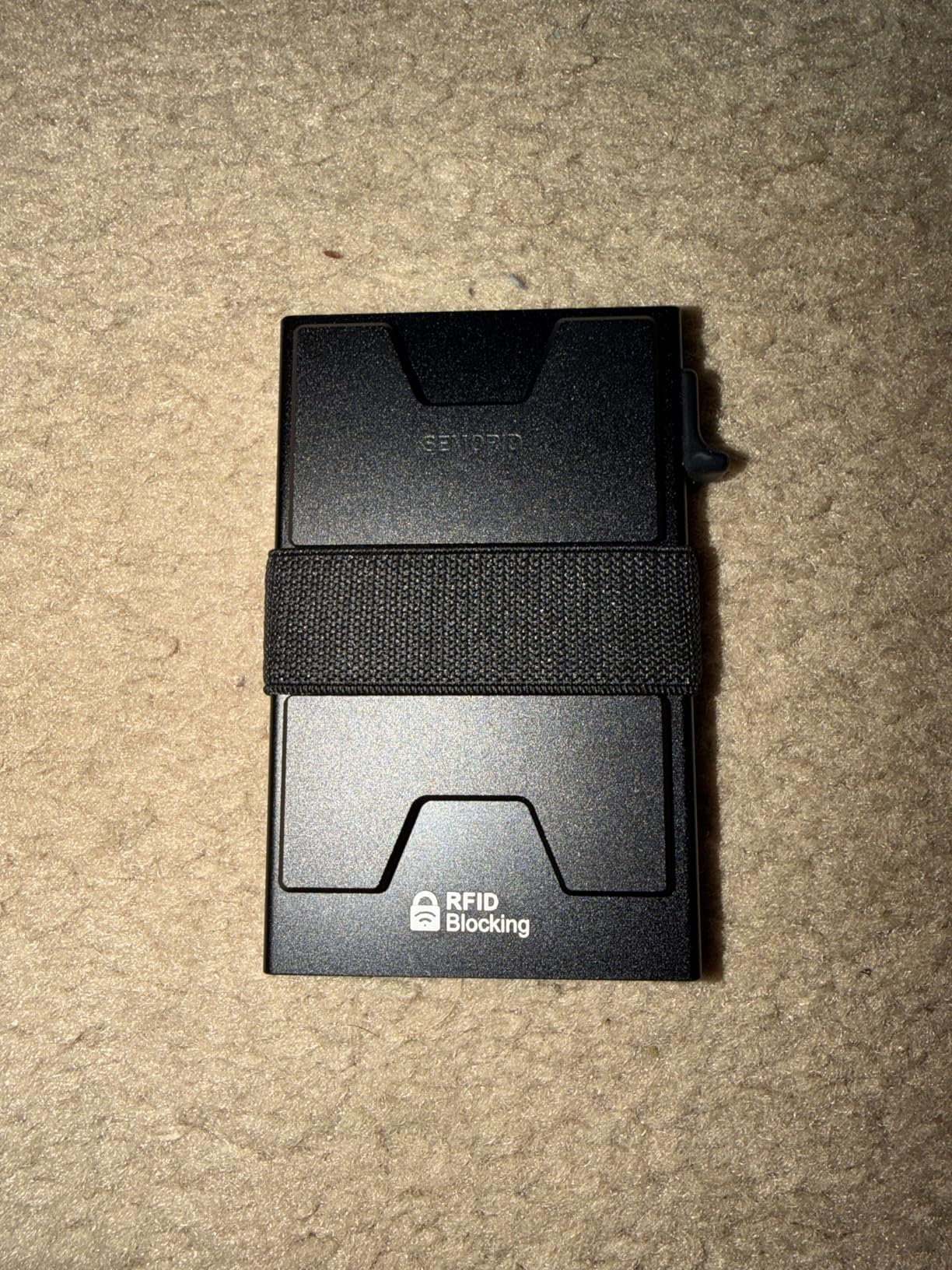 Slim Card Holder Wallet for Men, Minimalist RFID Blocking Wallet with Pop-Up Function, Ultra-Thin Design, Metal Business Card Cases holds 6+6 Cards, Gifts for Men, Men's Accessories customer photo 2