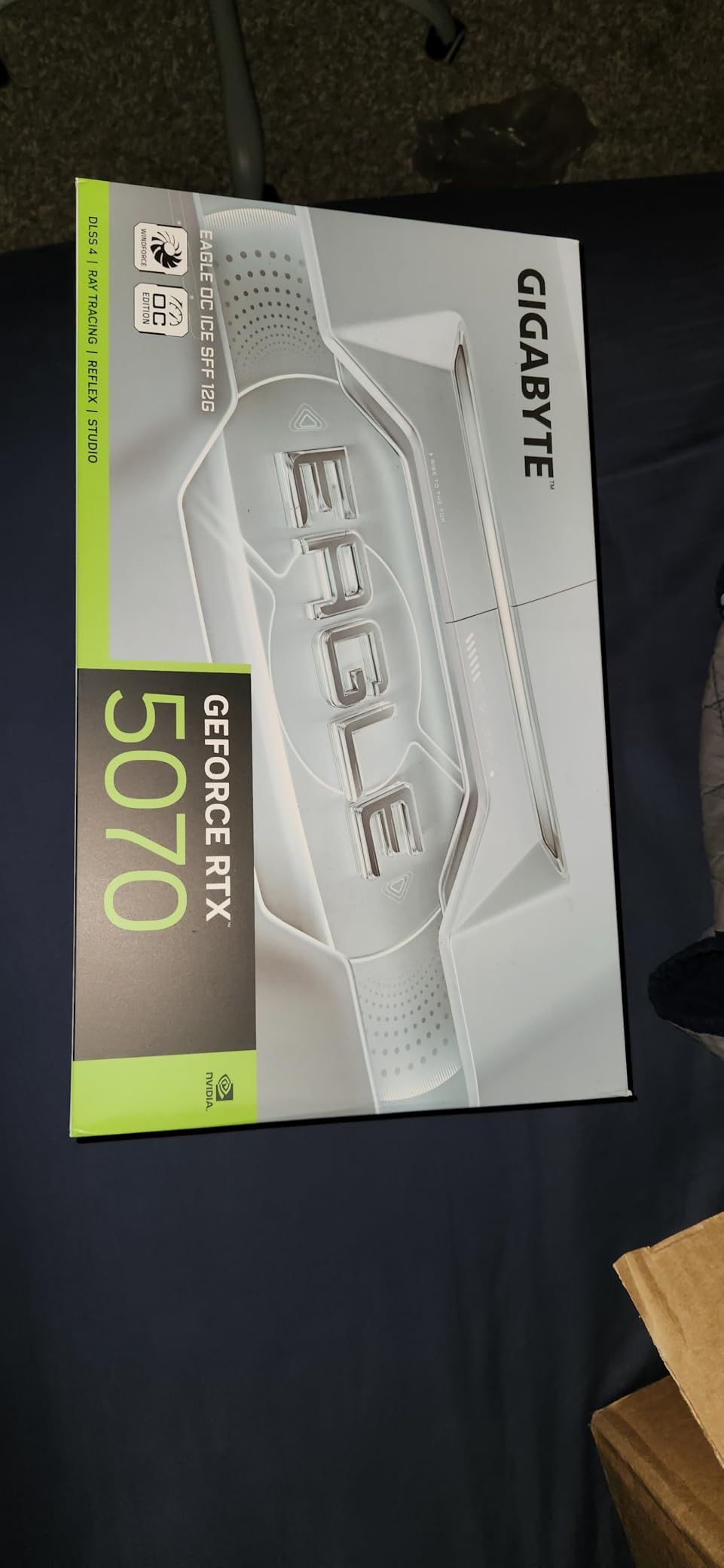 GIGABYTE GeForce RTX 5070 Eagle OC Ice SFF 12G Graphics Card - 12GB GDDR7, 192 Bits, PCI-E 5.0, 2587 MHz Core Clock, NVIDIA DLSS 4 customer photo 1