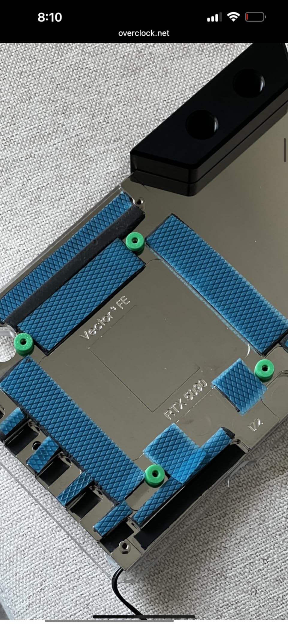 Thermal Grizzly Minus Pad Advance - 100x100x1.5mm 2-Pack Thermal Interface Pad, Electrically Non-Conductive, High Thermal Conductivity & Compressibility for SSDs, GPUs & Electronics customer photo 2