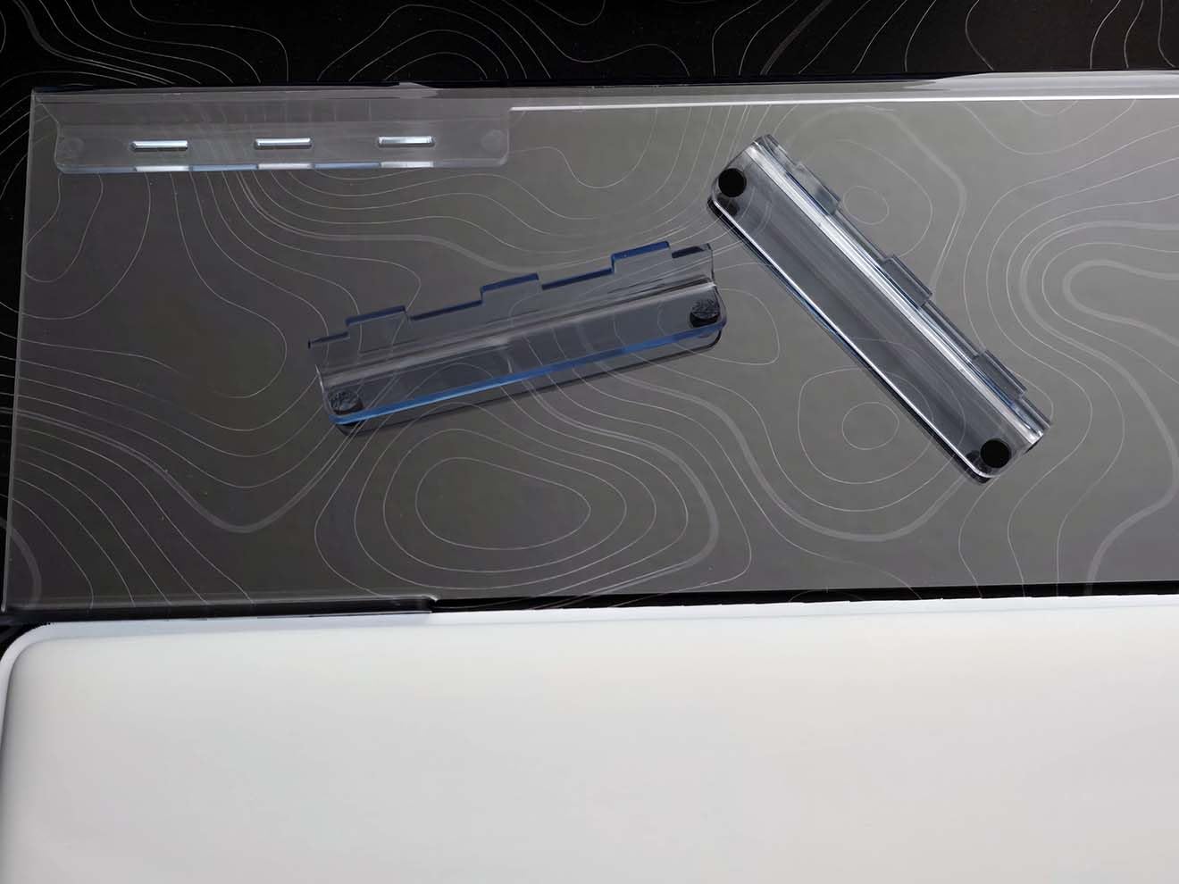 Computer Keyboard Stand for Desktop, 2-Level Height Adjustment Keyboard Wrist Rest, Non-Slip Key Board Riser Pad for Office, Gaming, and Home Desks customer photo 2