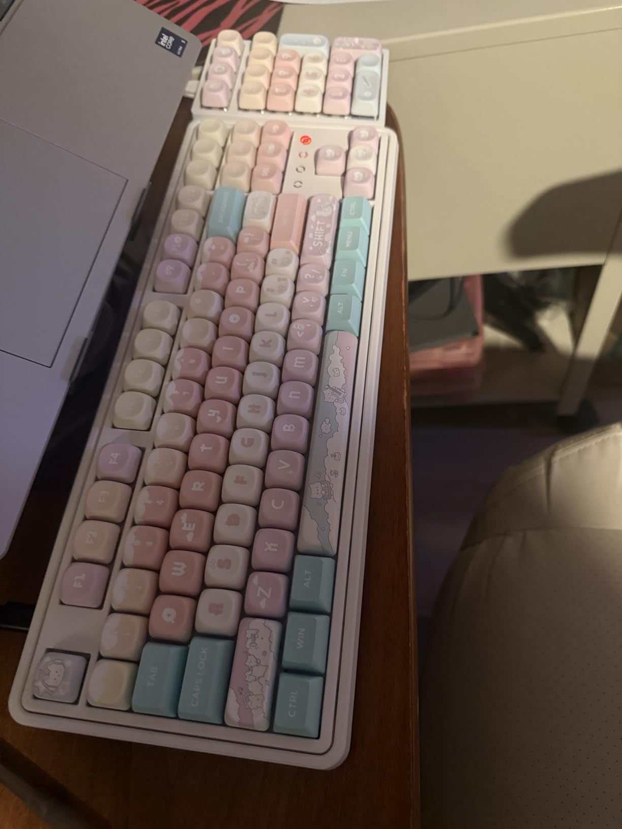 MOTOSPEED K27 One-Handed Mechanical Mini Gaming Keypad 27 Keys, 9 LED Backlit USB Wired Mechanical Gaming Keyboard for Pro Keyboard Computer/PC/Desktop/Laptop/Mac customer photo 1