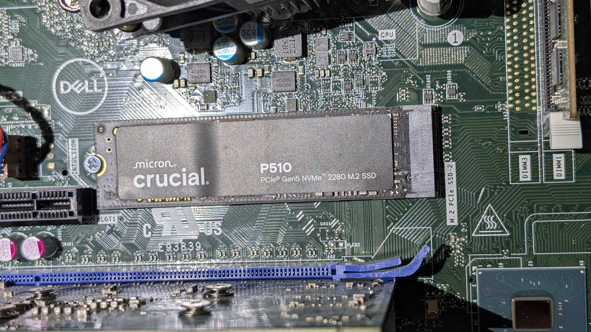 Crucial P510 PCIe Gen5 NVMe 1TB SSD, Up to 11,000MB/s, TLC NAND, Laptop & Desktop (PC) Compatible, for Gamers & Creatives, Solid State Drive - CT1000P510SSD8-01 customer photo 1