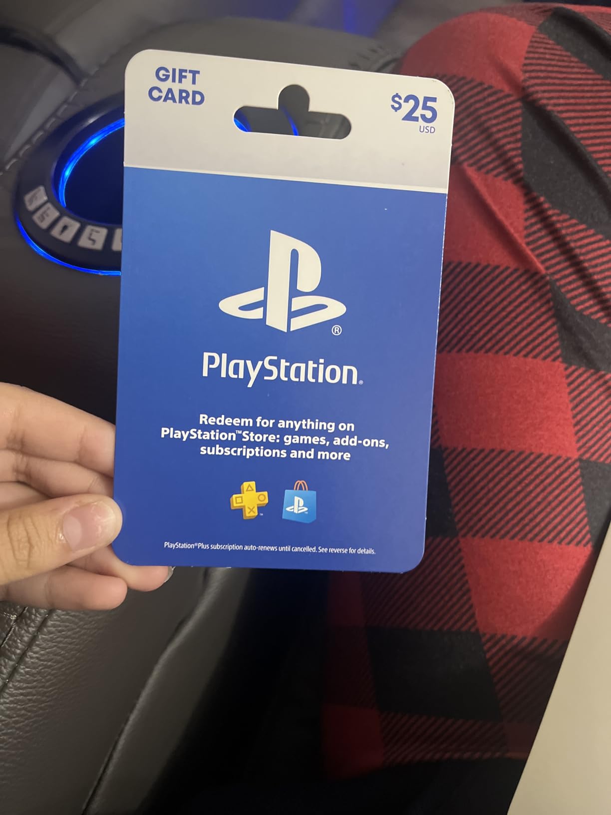 PlayStation Store Gift Card [Physical Card] - $25 customer photo 1