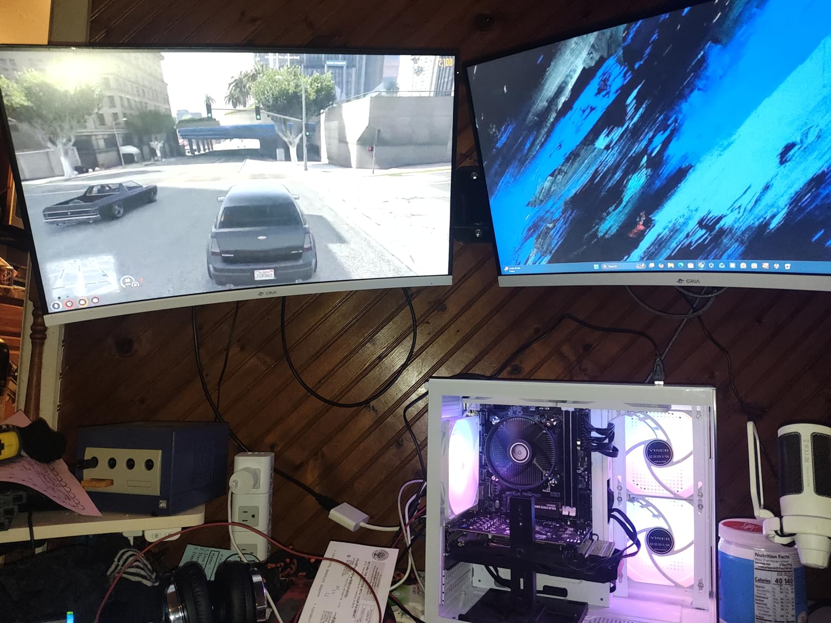 Prebuilt Gaming PC Desktop Computer,Intel Core i7 Desktop,Operating at A Frequency of 3.4-3.9 GHz,RX590 Graphics Card with 8GB GDDR5 Video Memory,16GB RAM, 512GB SSD,WiFi 5.0,RGB Fan x4 customer photo 1