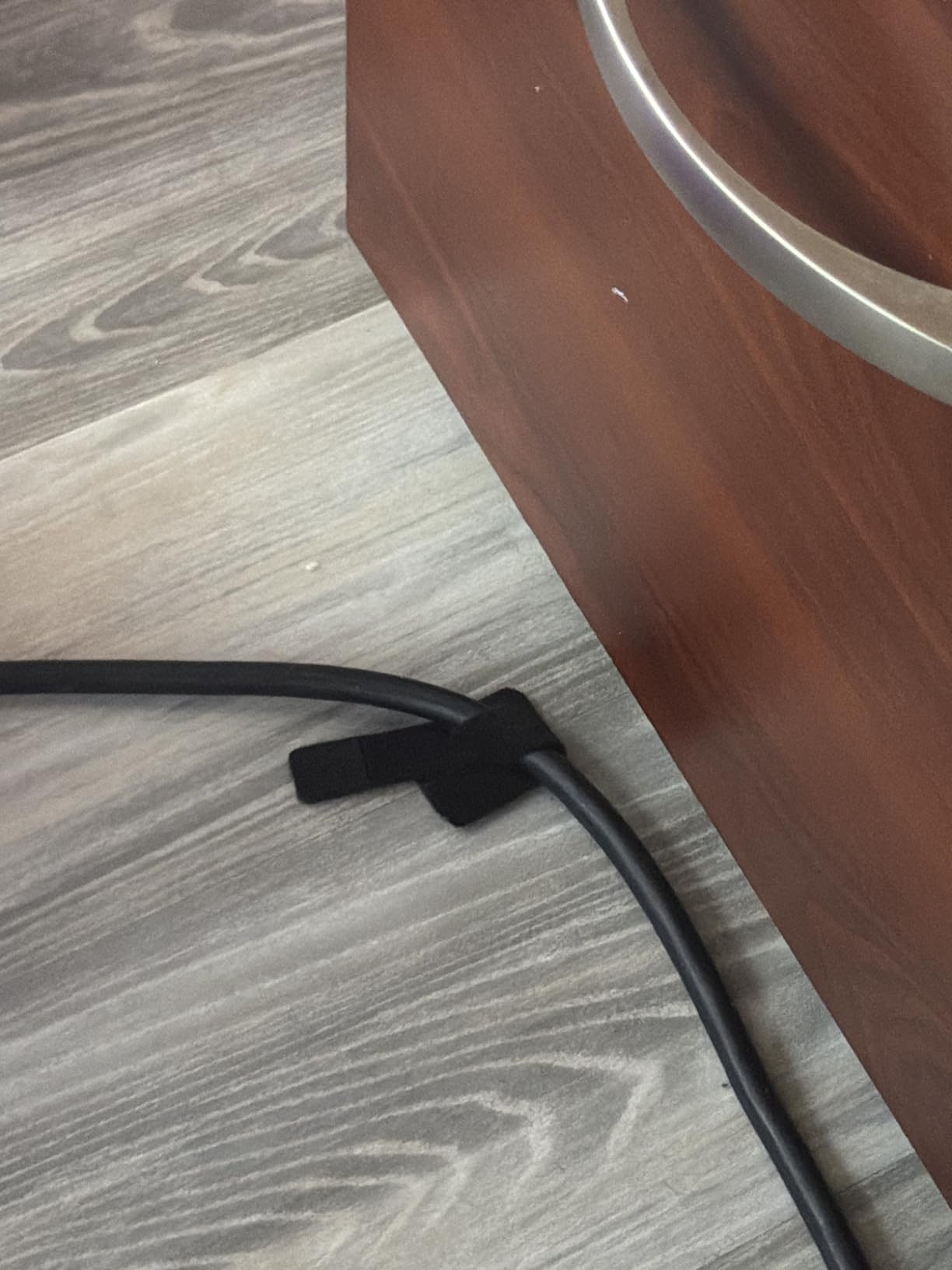 Cable Management Under Desk, Up to 15 Cord Enhanced Wire Holder Cord Organizer, Adjustable Hook and Loop Cable Ties, Home Office Essentials, Cable Hider Clips Under Table, 20 Pair customer photo 1