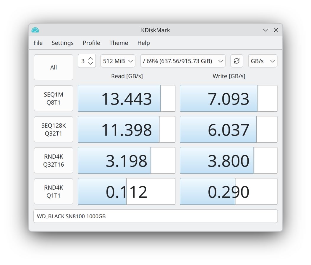WD_Black SN8100 2TB NVMe SSD - PCIe 5.0x4, M.2 2280, Up to 14,900MB/s Read Speed, up to 11,000MB/s Write Speed, Best for AI Applications, Gaming, and Video Editing - WDS200T1X0M customer photo 2