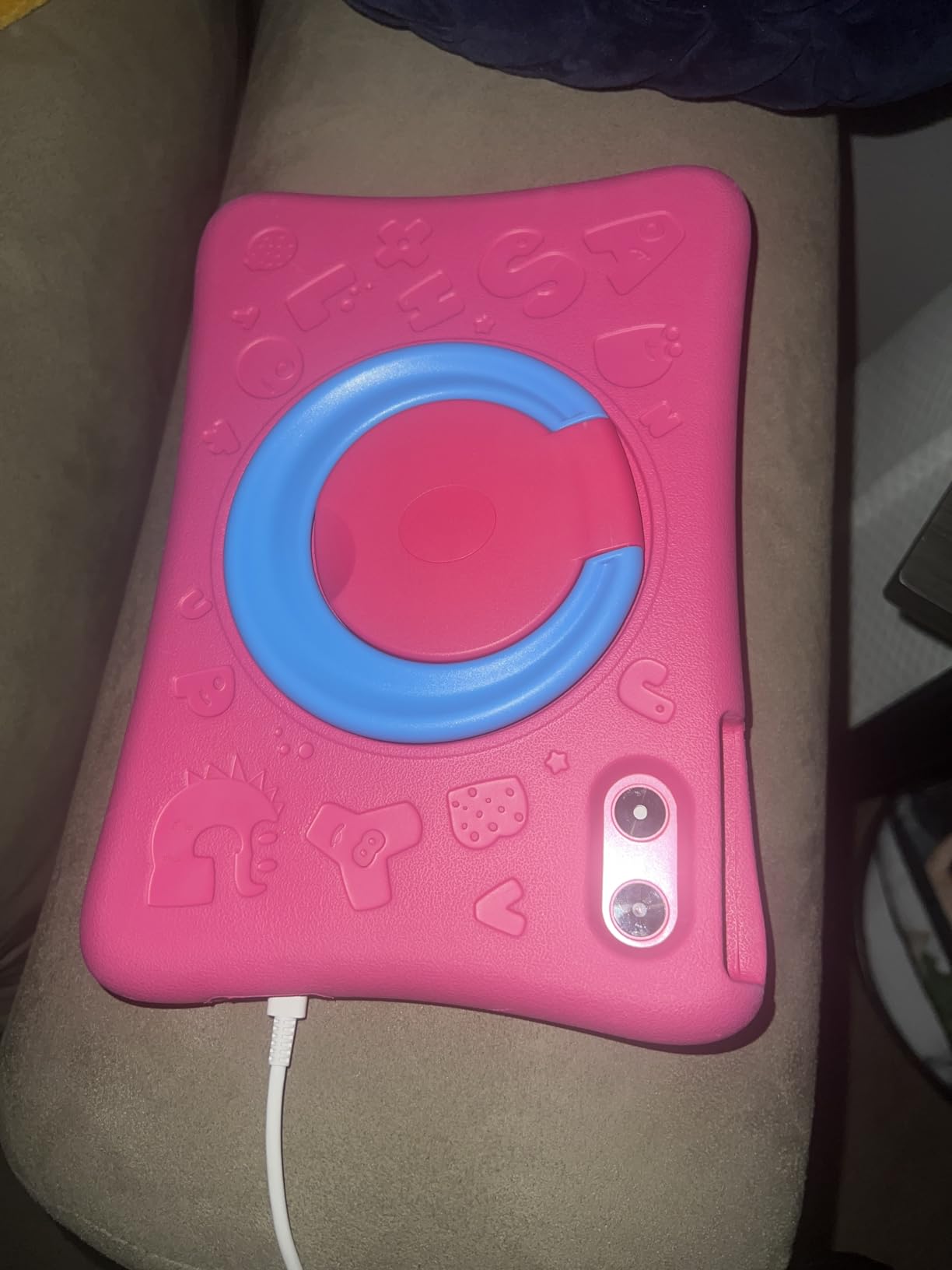 Kids Tablet 10 Inch, Android Tablets Toddler Tablet with Parental Controls, 20GB Ram 64GB ROM 1TB Expandable, Dual Camera,6000mah WiFi 6, Shockproof Eva Case Pink customer photo 1