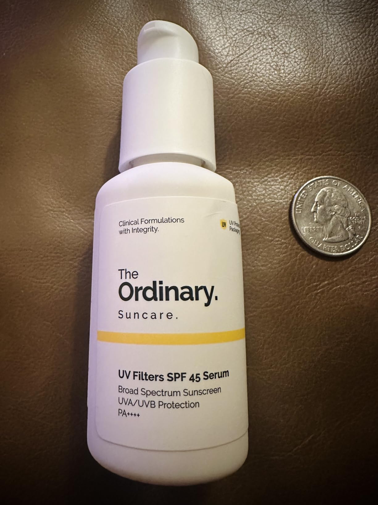 The Ordinary UV Filters SPF 45 Serum Sunscreen for Face, Lightweight Hydrating Broad-Spectrum Sunscreen, UVA/UVB Protection, Non-Comedogenic, No White Cast, 2 Fl Oz customer photo 2