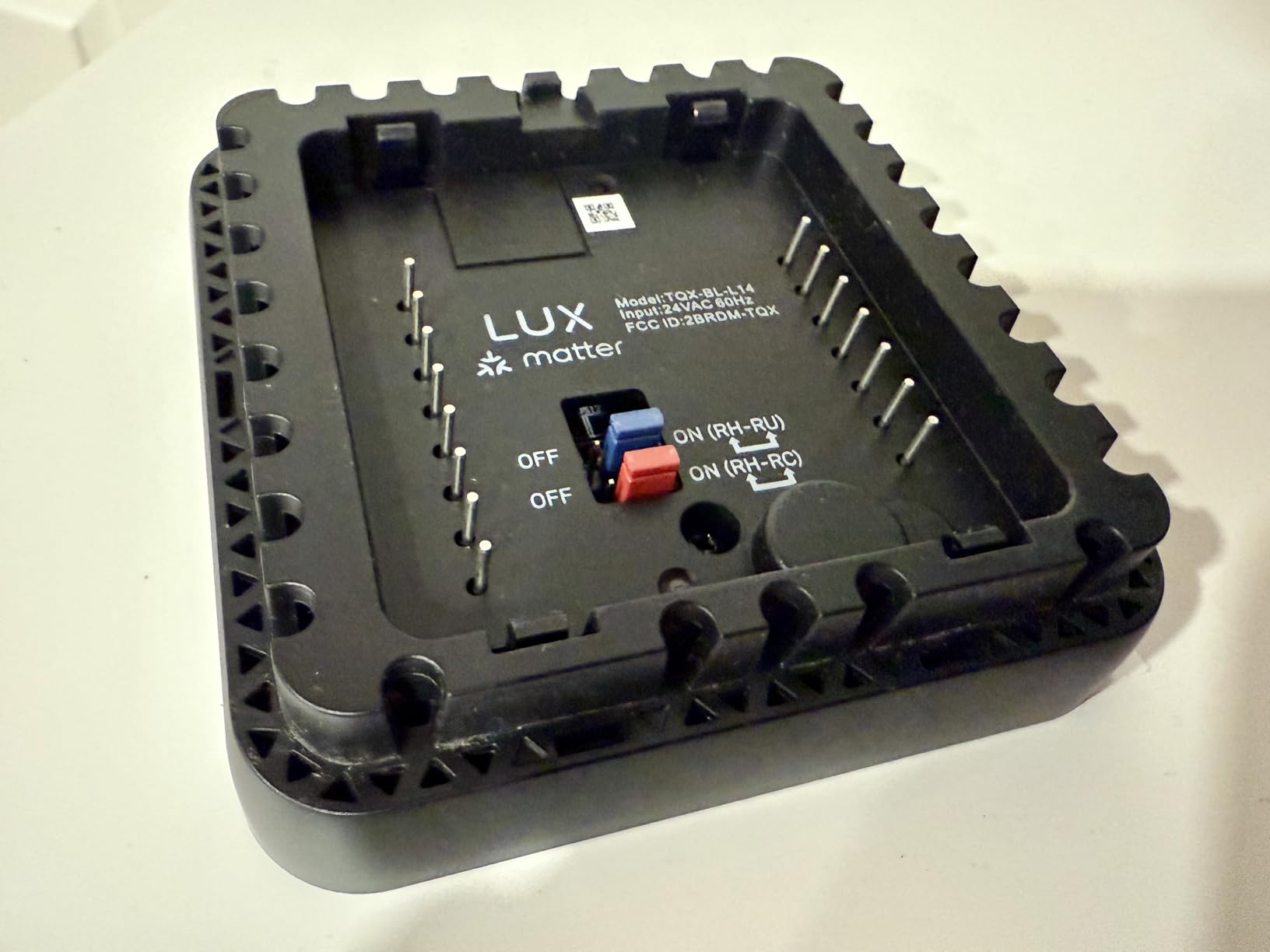 Lux TQX Thermostat with Remote Sensor, WiFi Thermostat Works with Matter, Alexa, Apple Home, Google, App & Voice Control, Programmable Smart Thermostat, C-Wire and wall Plates Included customer photo 2
