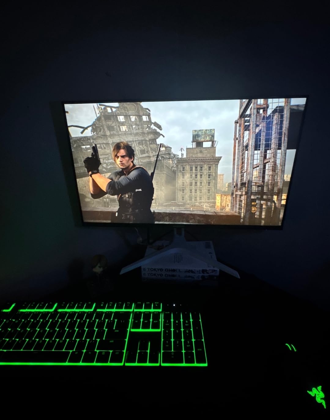 Amzfast 27 inch 1440P 200Hz/180Hz White Gaming Monitor, 2K QHD (2560 x1440),MPRT 1ms Fast IPS | HDR400 & TUV Rheinland Eye Care & 12 Months Exchange (HDMI & DP Cable) customer photo 2