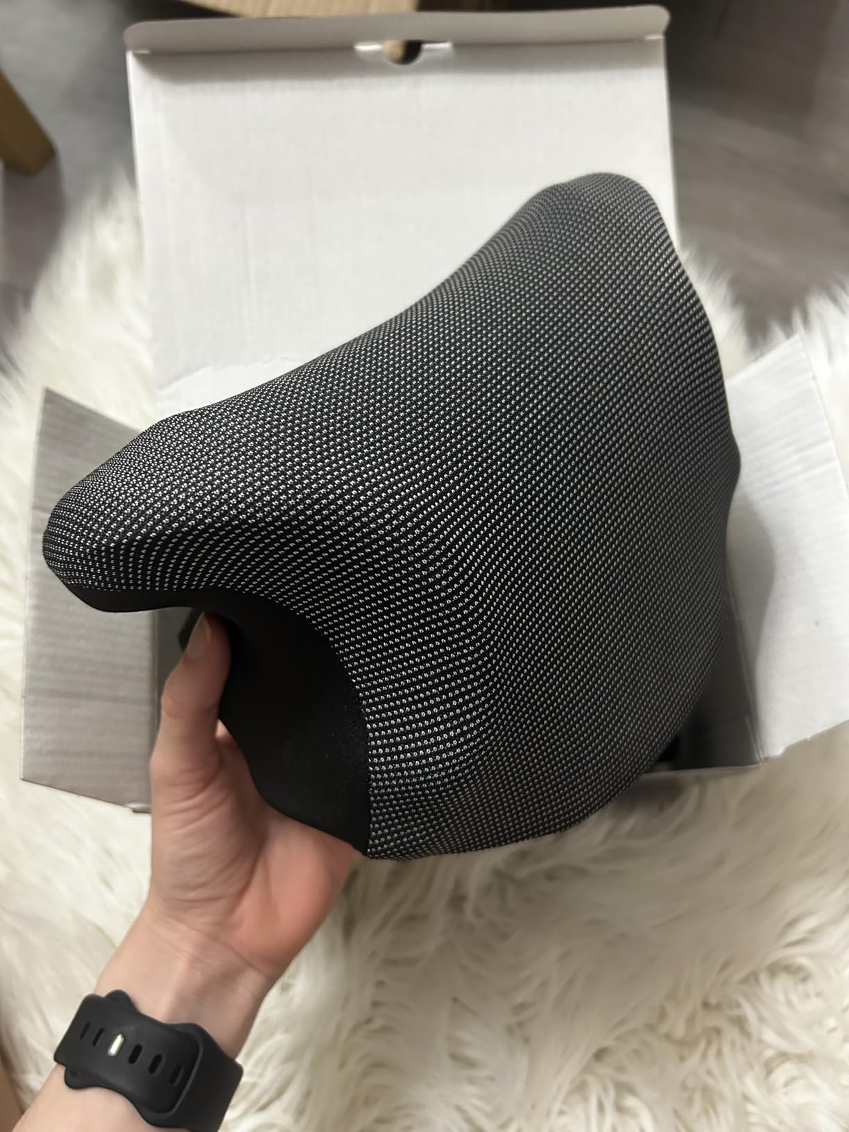 Wireless Heated Neck Stretcher for Pain Relief, Portable Cordless Neck Shoulder Cervical Traction Device with Graphene Heating Pad No Smell Magnetic Therapy Case Relaxer for TMJ Migraine Spine Alignment customer photo 2