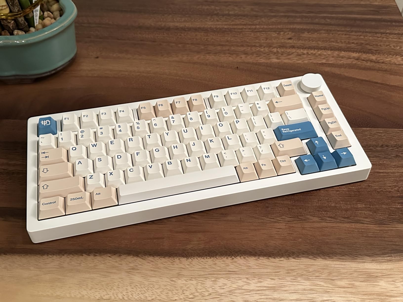 KBDiy Thermo Shift Color-shift Keycaps Changes with Temperature,149 Artisan Keycap Set for Cherry Profile Purple Cool Custom Key cap for Mx Switches Mechanical Keyboard customer photo 2