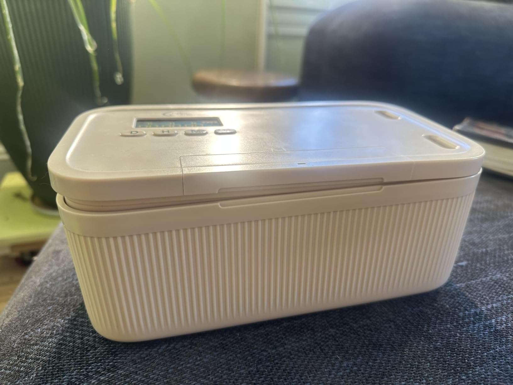 Timed Lock Box - Unplug from Cell Phones, Video Games, Socials, Snacks, Distractions - Time Locking Container - 30 Days Max Timer - Be More Present, Productive & Focused - Habit Control - Beige customer photo 2