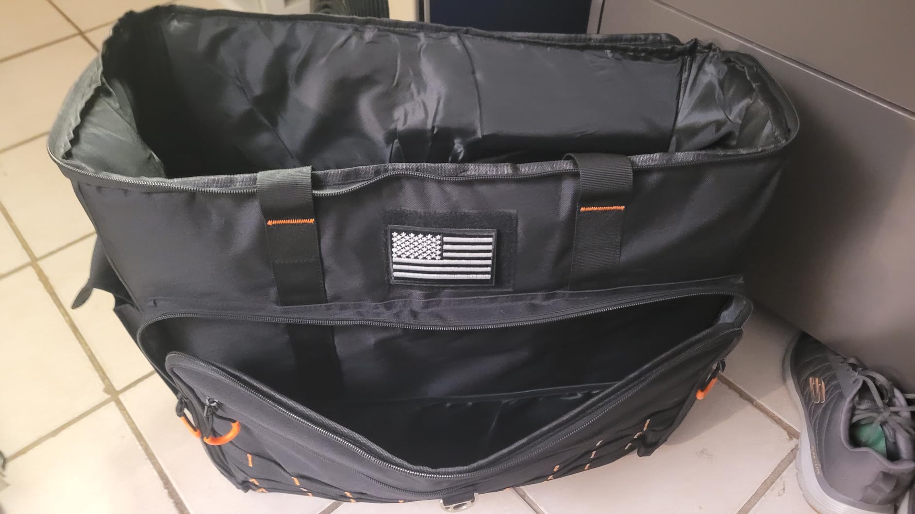 Computer Desktop Tower Carrying Case - Portable PC Travel Case for Full Tower ATX Computer Case, PC Carrying Case Bag with Padded Shoulder Straps, Holds Desktop CPU, Keyboard, Mouse, Black customer photo 2