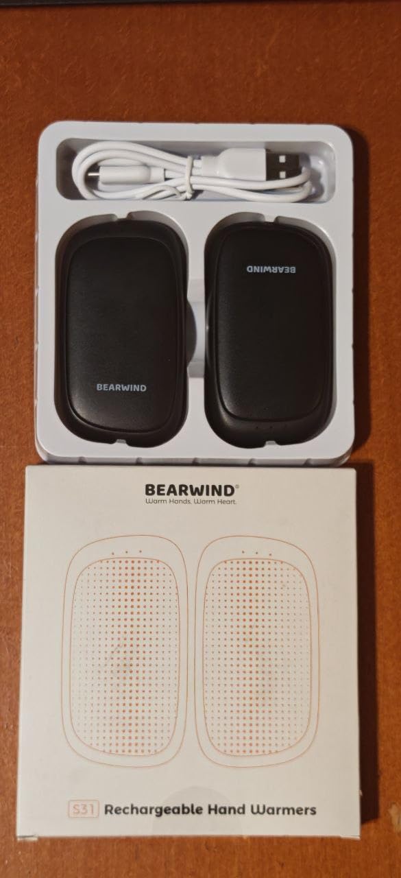 Electric Hand Warmers Rechargeable - 2 Pack Magnetic Pocket Heater Handwarmers with AI Chips, Portable Hunting Gear, Reusable Winter Essentials, Gift Ideas for Men, Women, Outdoor customer photo 1