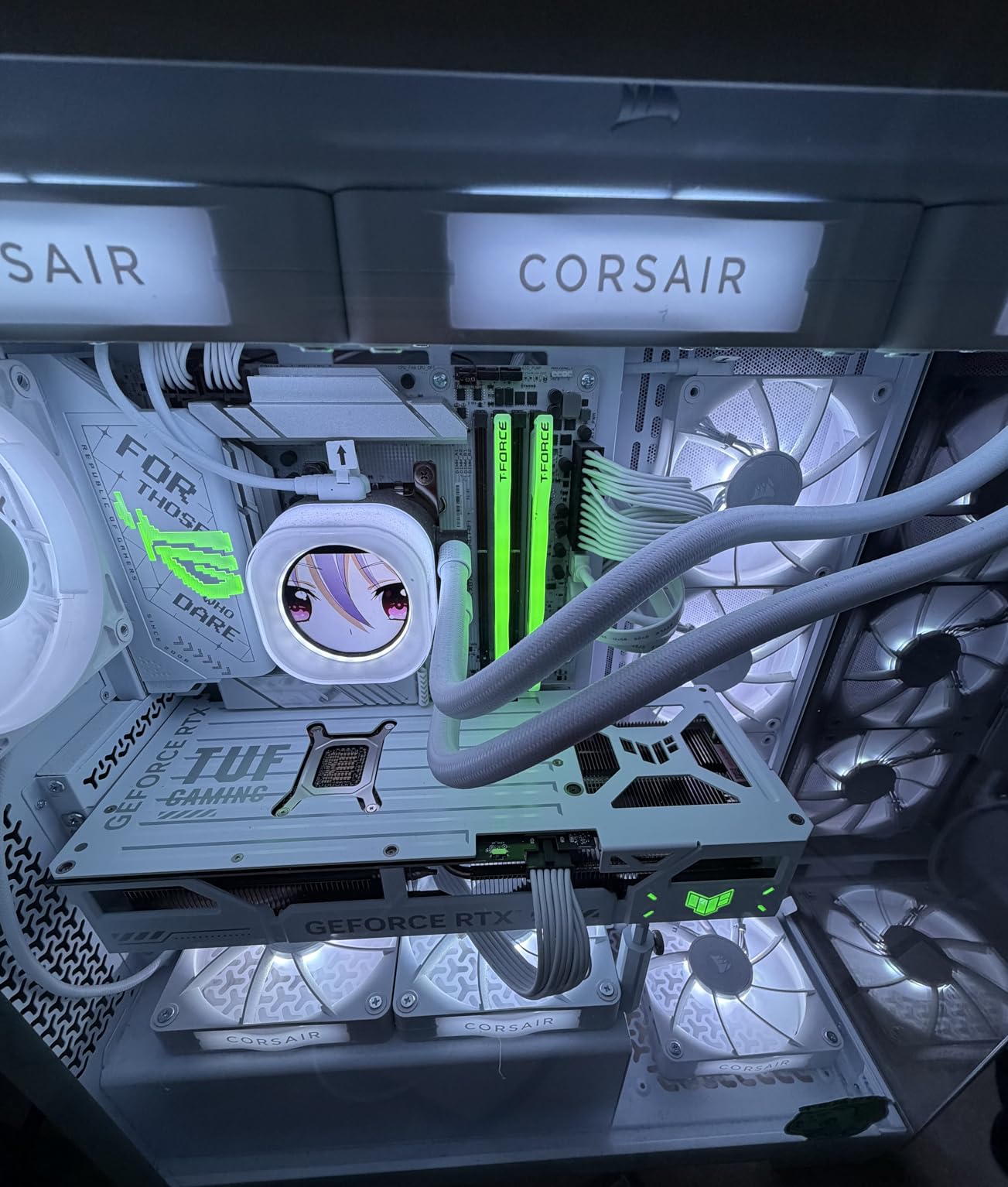 ASUS TUF GeForce RTX 5070 Ti 16GB GDDR7 BTF White OC Edition Graphics Card - PCIe 5.0, HDMI/DP 2.1, 3.125-Slot, with Detachable GC-HPWR Adapter customer photo 2