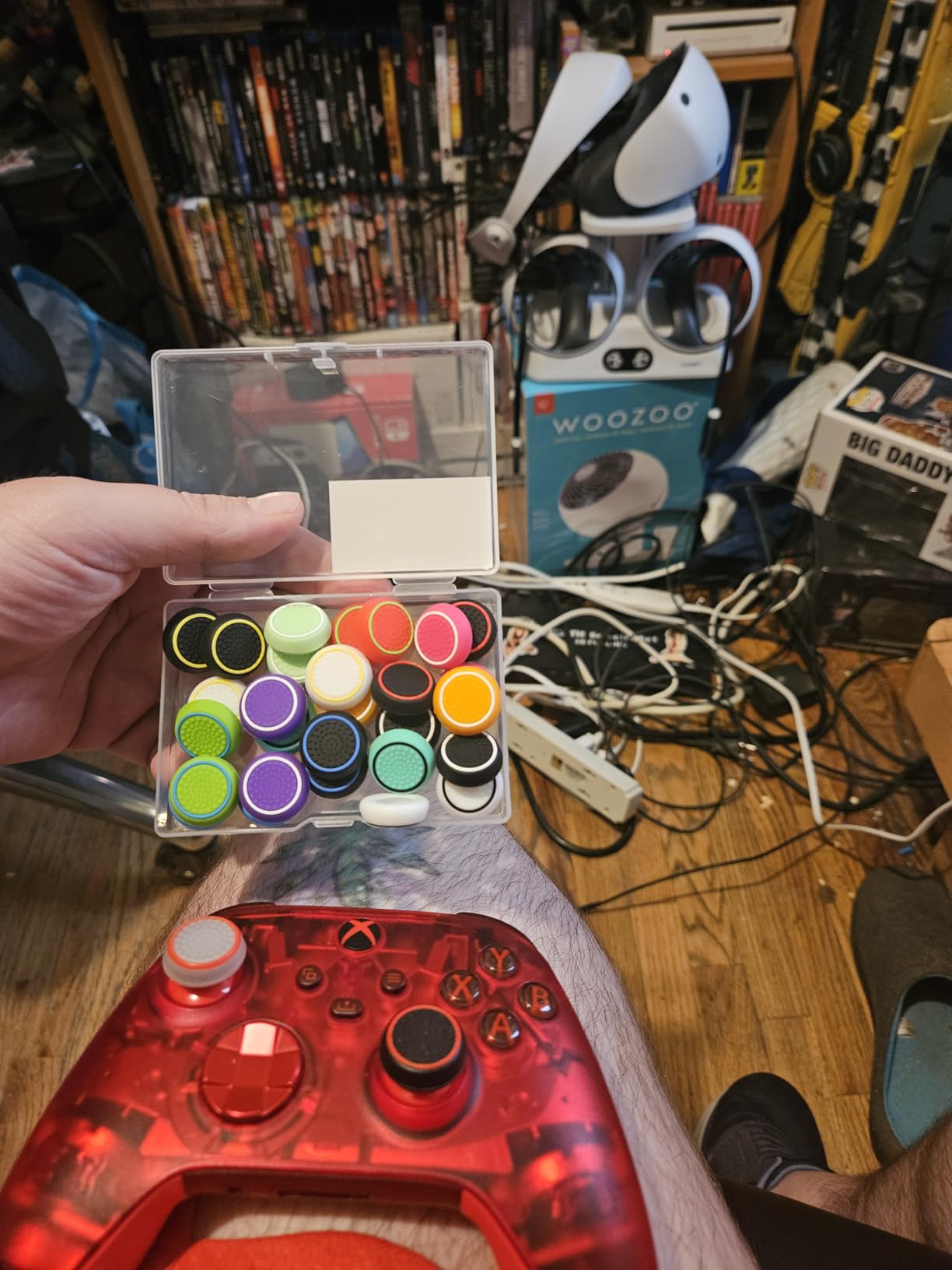 28PCS Optimized Silicone Thumb Grips & Joystick Caps for PS4/PS5/Xbox Controllers Accessories | 14 Colors, Anti-Slip, Anti-Scratch & Enhanced Gaming Grip Protectors customer photo 1