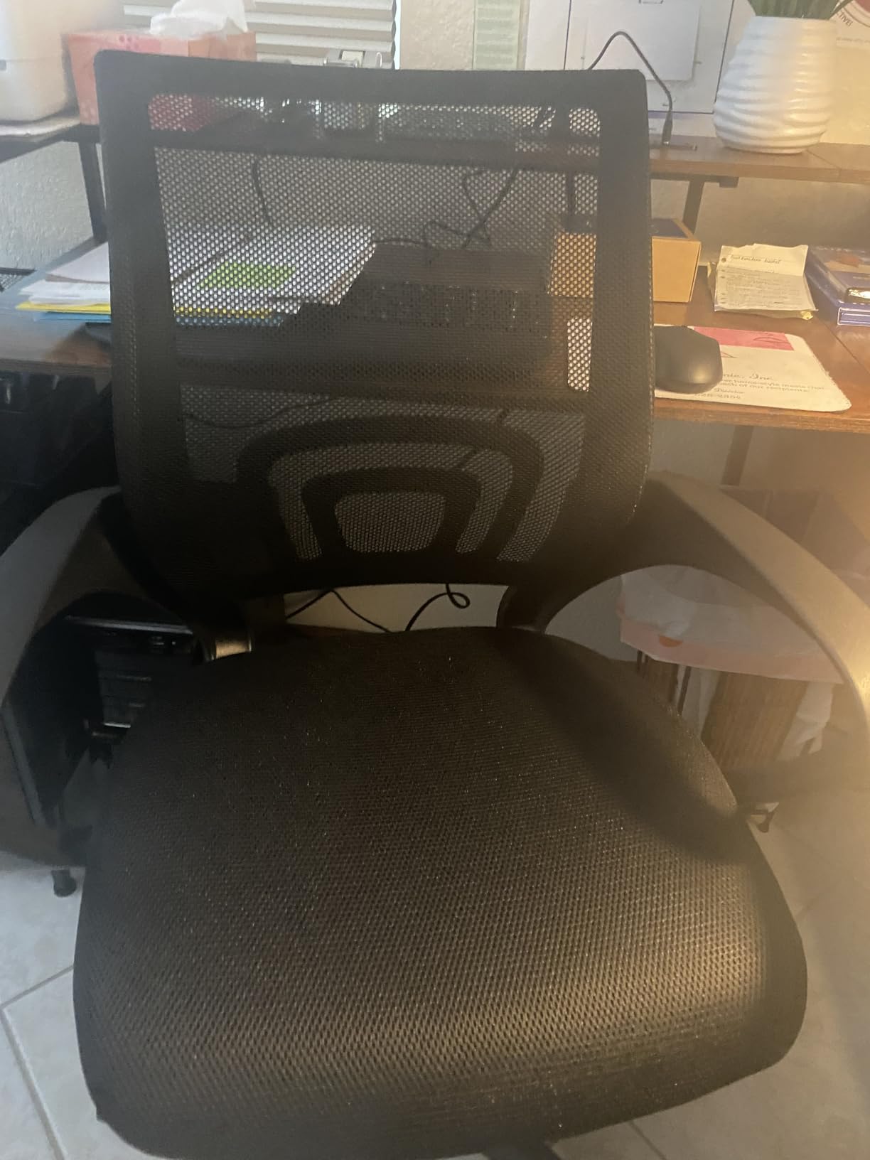 BestOffice Ergonomic Office Chair Mid-Back Swivel Desk Chair with Breathable Backrest & Lumbar Support customer photo 2