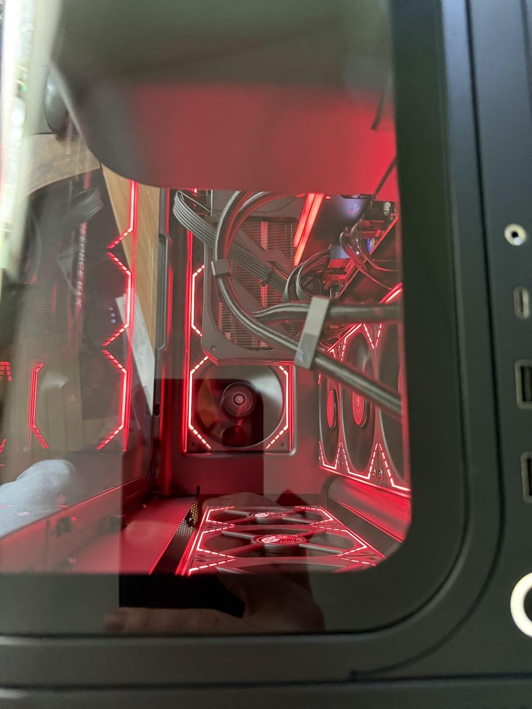 HYTE X50 - Modern Performance ATX Mid-Tower Gaming PC Case - Optimized High Airflow Chassis - Thick, Curved, Laminated Acoustic Glass - Strawberry Milk (Pink) customer photo 2