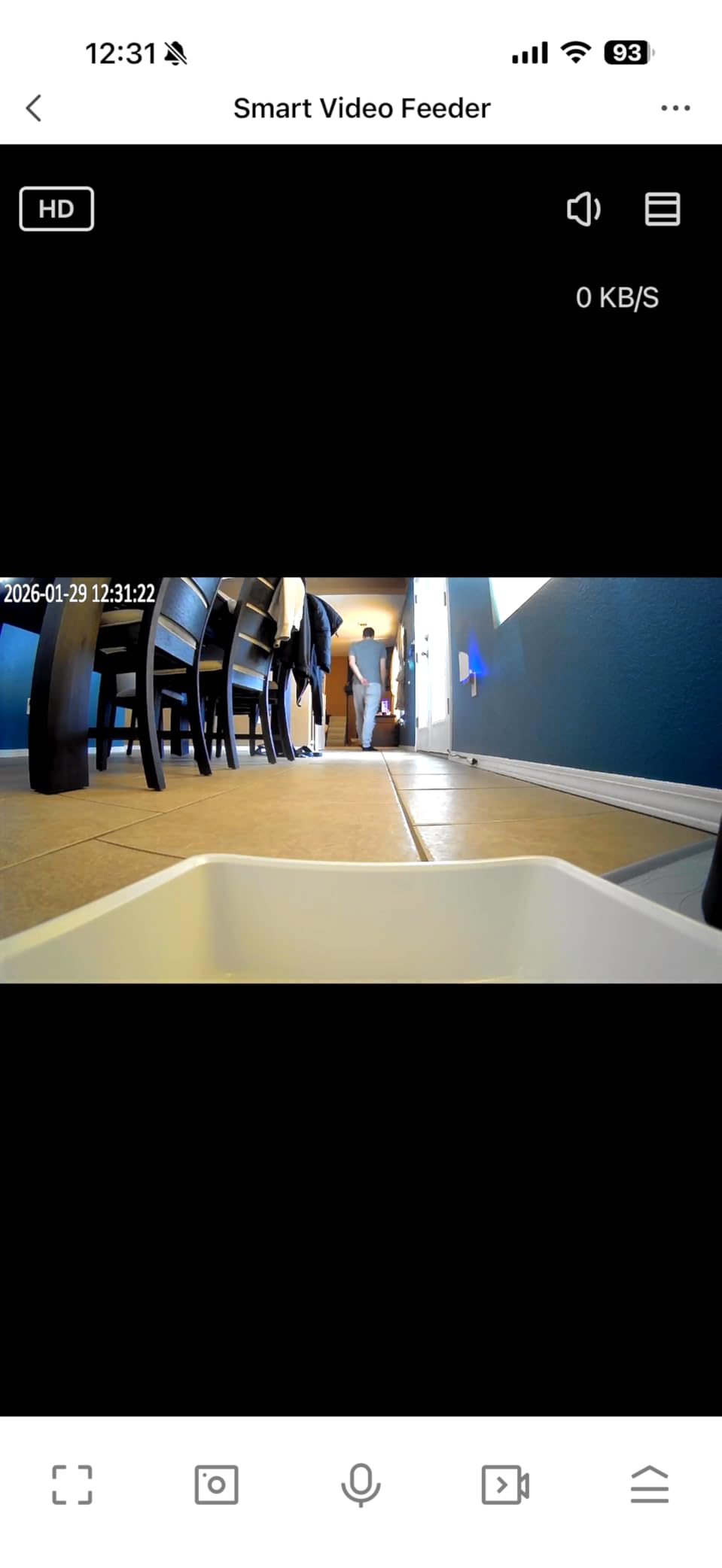 Automatic Dog Feeder Large Breed: 12L/50 Cups with HD 1080P Camera - 5G WiFi Anti-Clog Timed Dog Feeder for Golden Retriever Busy Owners by UTCG customer photo 2