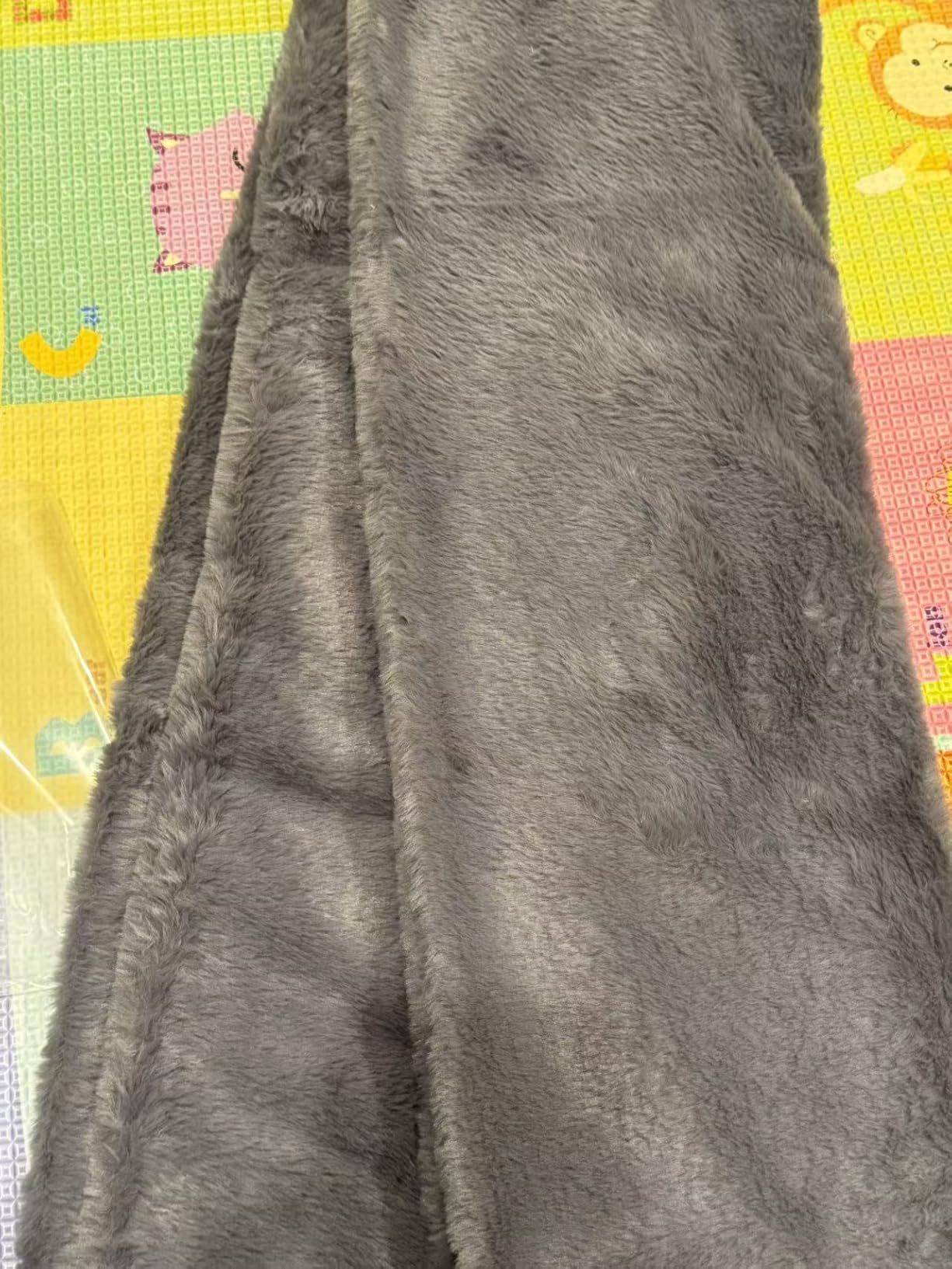 Battery Operated USB Heated Blanket - Cordless Rechargeable Throw with Portable Battery Pack, Far Infrared Heat, Ultra-Soft Faux Rabbit Fur for Home, Office, Travel, Camping customer photo 2