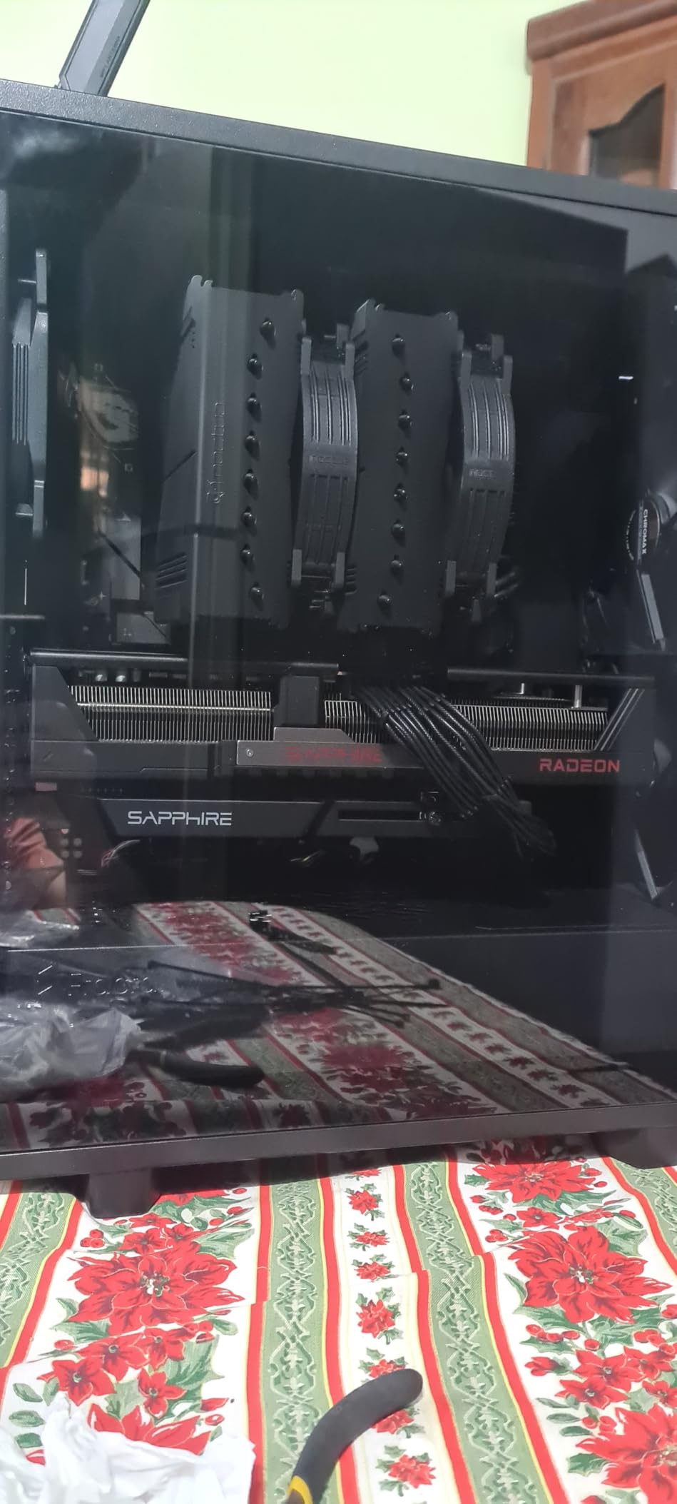 Noctua NH-D15 G2 chromax.Black Premium Dual Tower CPU Cooler for AMD AM5/AM4 and Intel LGA1851/LGA1700/LGA1200 (Black) customer photo 1