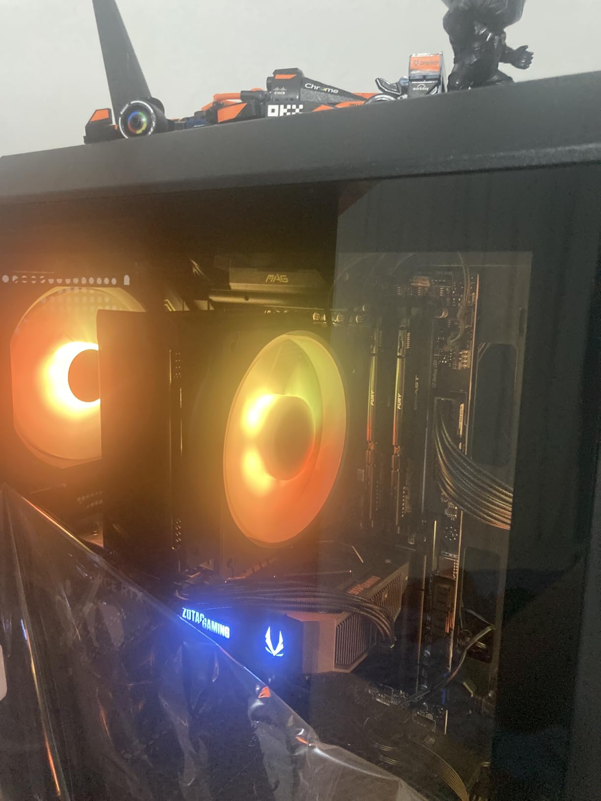 Cooler Master V4 Alpha 3DHP CPU Air Cooler - Patented 3D Heat Pipe Technology, Dual 120mm PWM High Airflow Fans, Quiet Cooling & Easy Installation, AMD AM5/AM4 & Intel LGA 1851/1700, Black customer photo 1