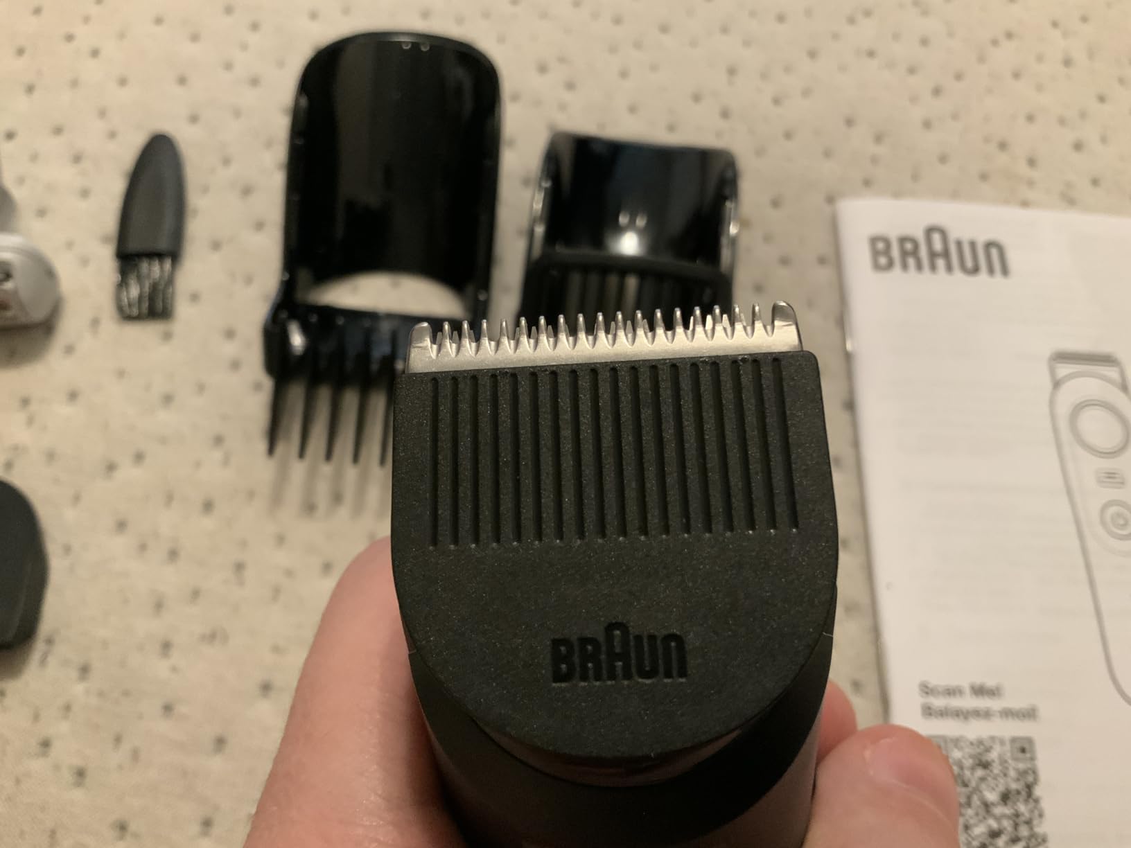 Braun Series 5 All-in-One Beard & Body Grooming Kit for Men, Cordless Trimmer, Hair Clippers & Shaver for Face, Hair & Body with Smooth Shave Head, AIO 5510 customer photo 1