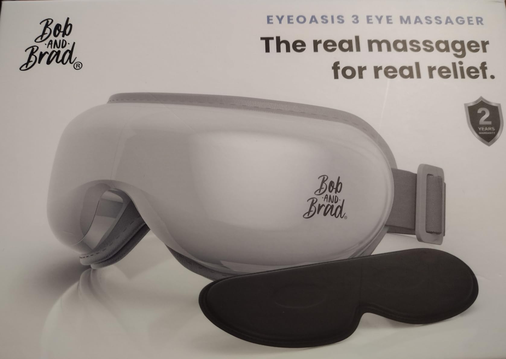 BOB AND BRAD Eye Massager with Heat and Cooling, FSA-HSA Eligible, EyeOasis 3 Heated Eye Massager Mask for Dry Eyes, Migraines, Headaches Relief, Reduce Strain, Improve Sleeping, Mother's Day customer photo 2