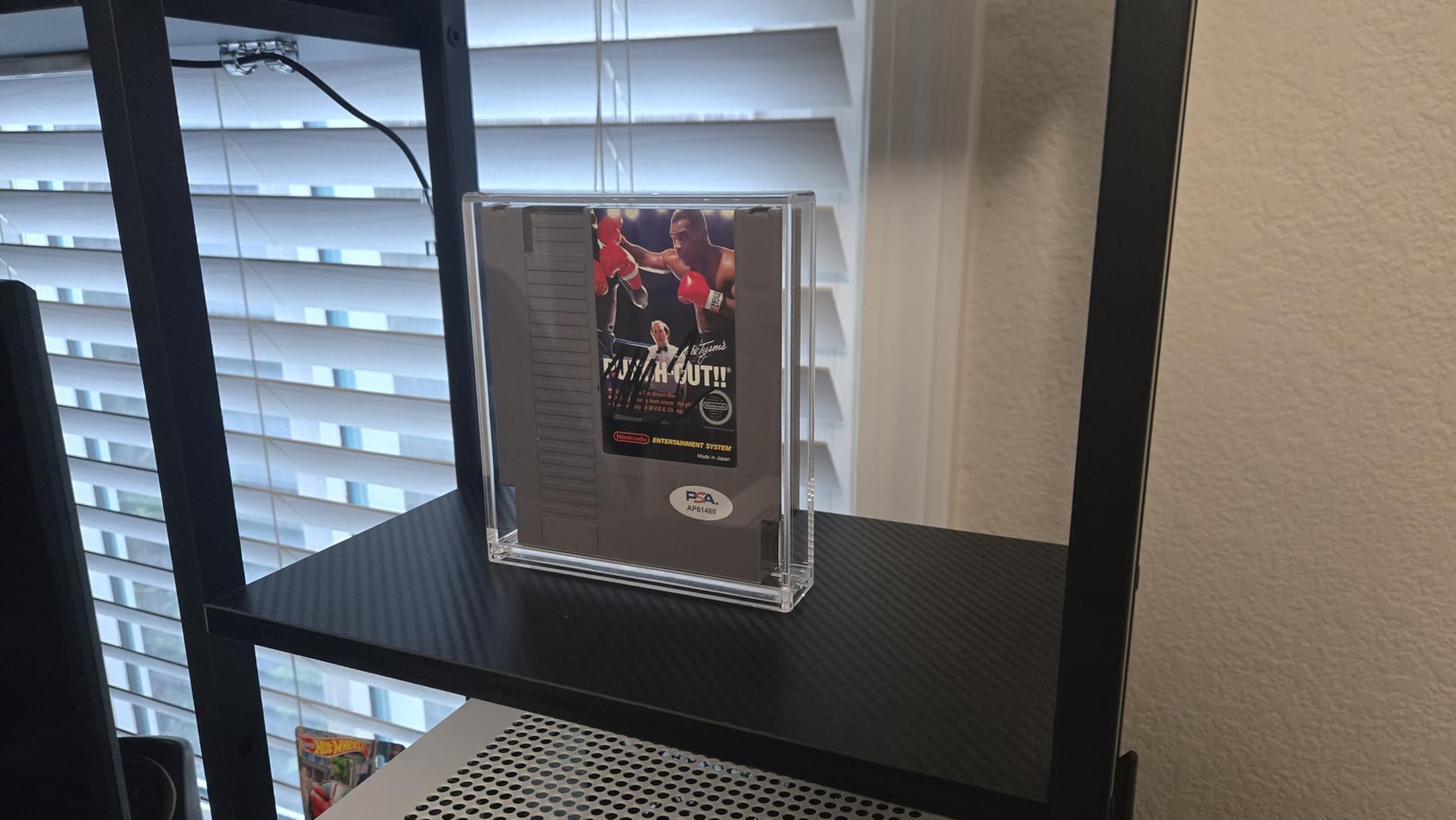 Display Case Compatible with NES Game Cartridges, Clear Acrylic Storage Box with Sliding Lid Design and Non-Slip Base（1 Pack） customer photo 1