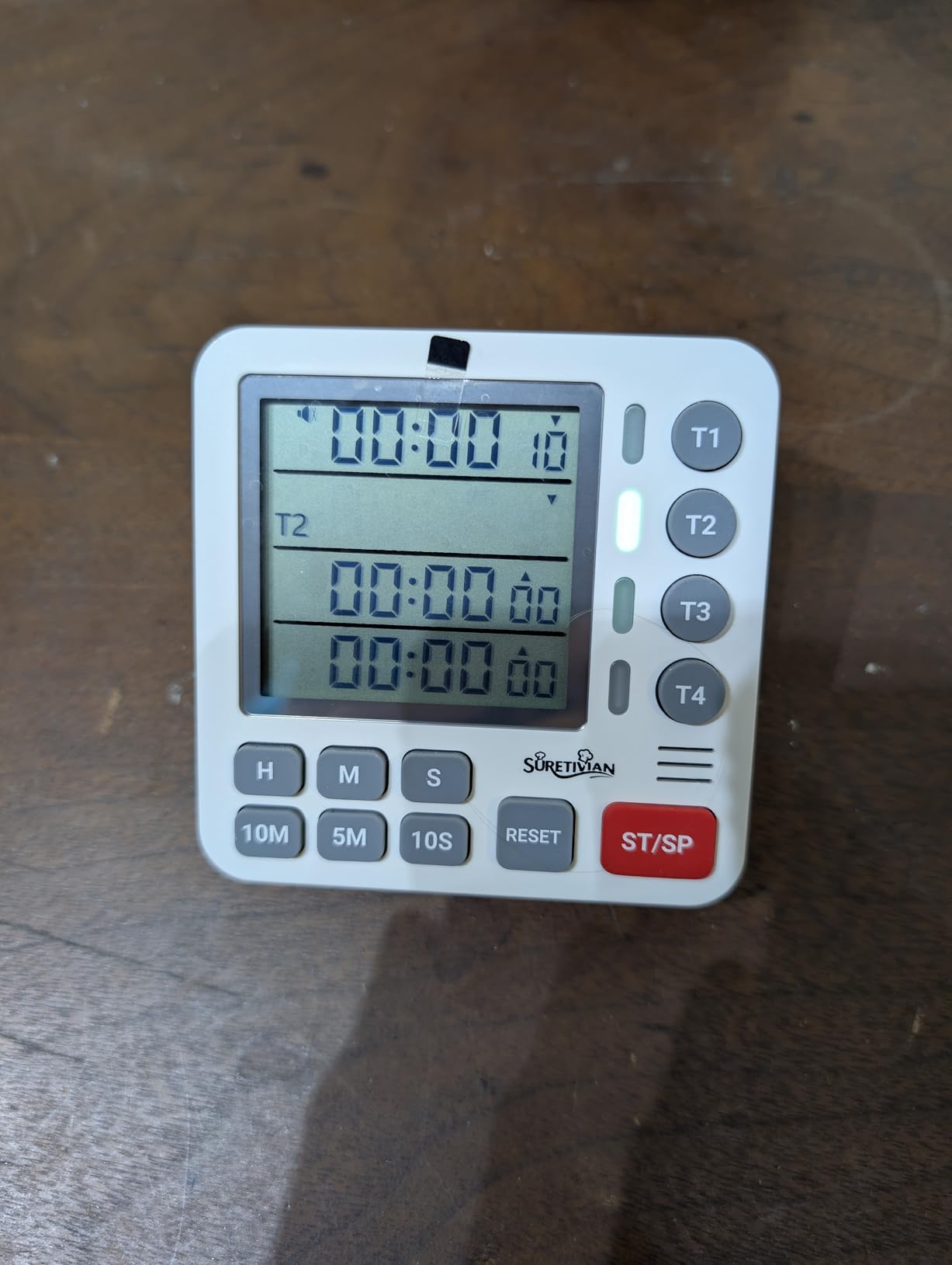 Digital Kitchen Timer for Cooking - 4 Channel Count Up Countdown Timer with Loud Alarm and Silent Mode, Large Display, Magnetic Back, Auto Memory for Classroom Study Gym, Battery Included (Black) customer photo 1