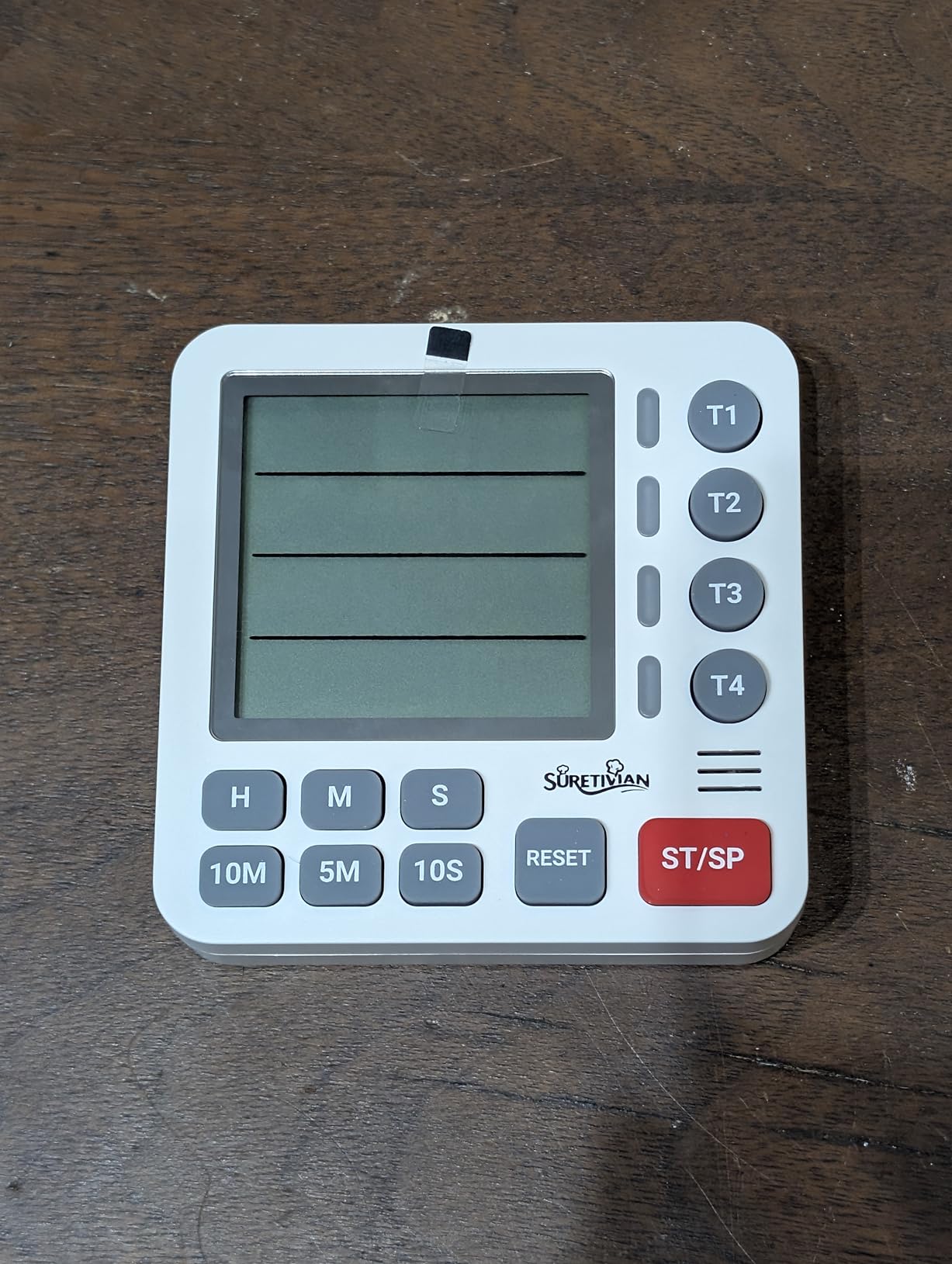 Digital Kitchen Timer for Cooking - 4 Channel Count Up Countdown Timer with Loud Alarm and Silent Mode, Large Display, Magnetic Back, Auto Memory for Classroom Study Gym, Battery Included (Black) customer photo 2