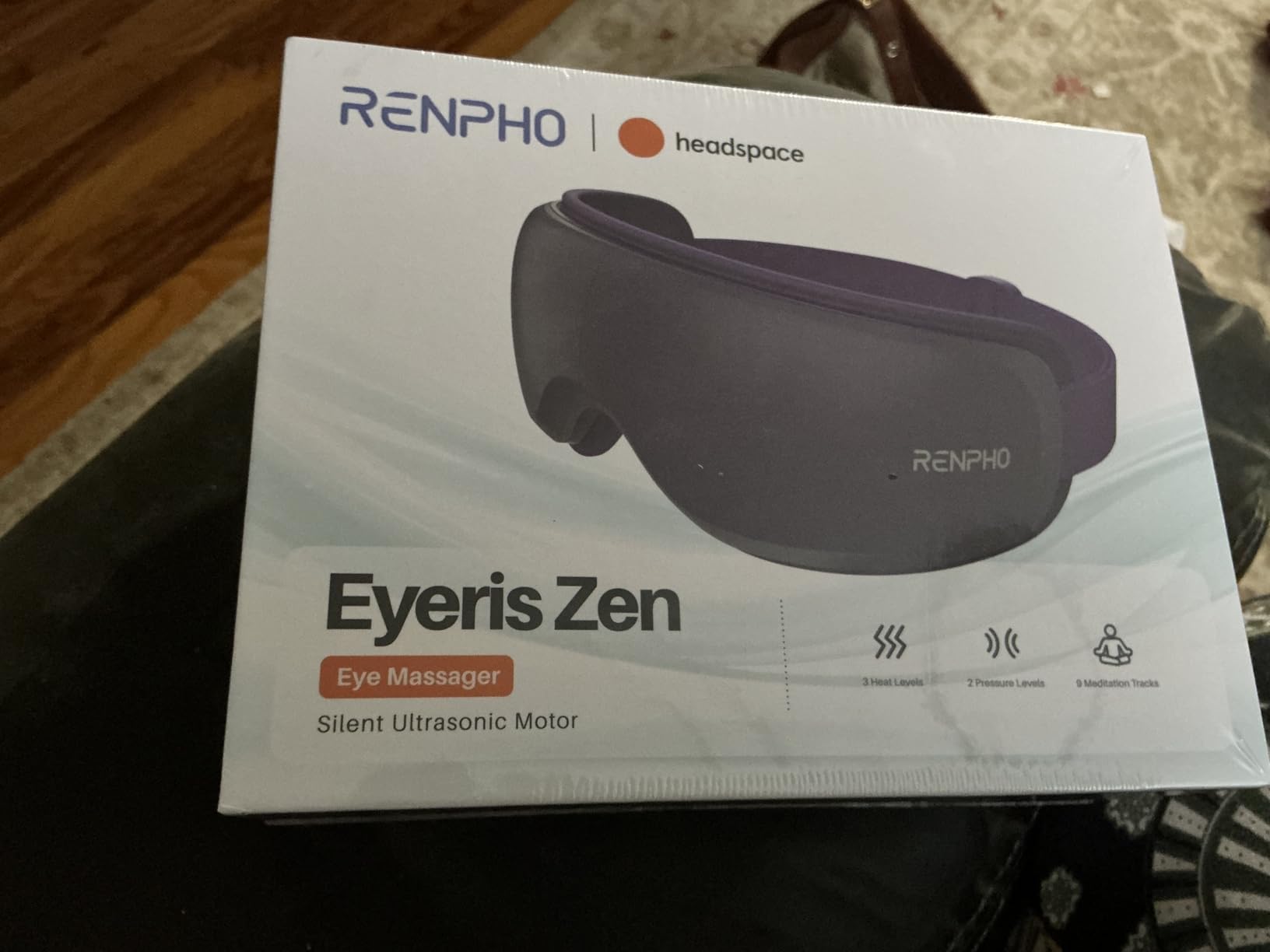 RENPHO & Headspace Eye Massager with Heat, FSA Eligible HSA, Mothers Day Birthday Gifts for Women Her, Ultra-Quiet Eye Massager with Meditation Music, Lightweight Migraine Relief Eye Mask Eyeris Zen customer photo 1