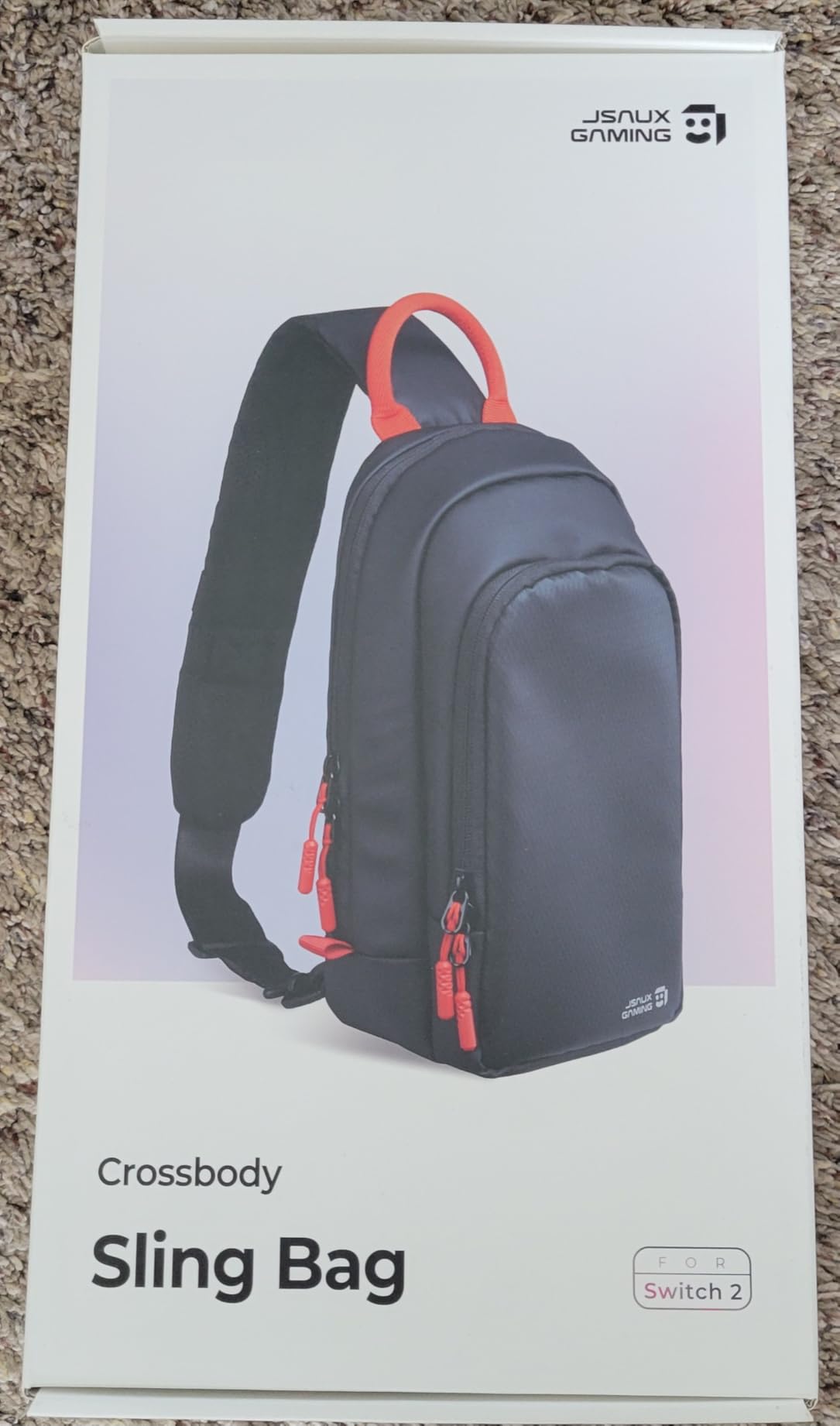 JSAUX Sling Bag for Switch 2, ROG Xbox Ally X, Steam Deck, Legion Go 2, Protective Crossbody Travel Case for Handheld Console and Accessories with Joystick Guard Design, Large Capacity, 3 Compartments customer photo 1