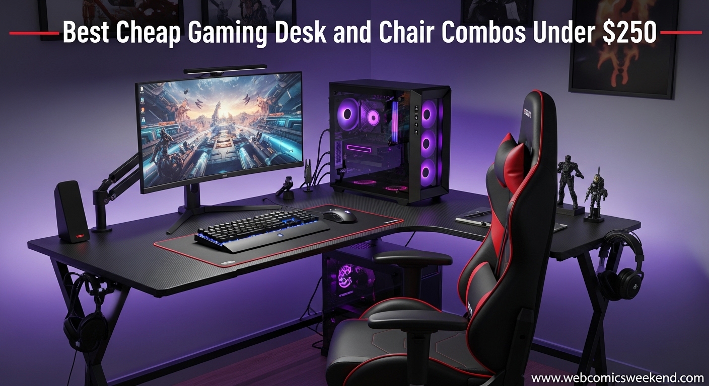 Best Cheap Gaming Desk and Chair Combos Under $250