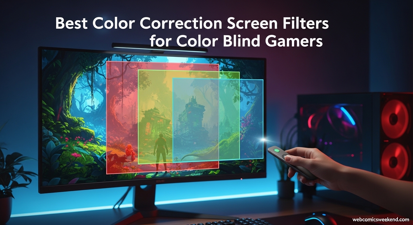 Best Color Correction Screen Filters for Color Blind Gamers