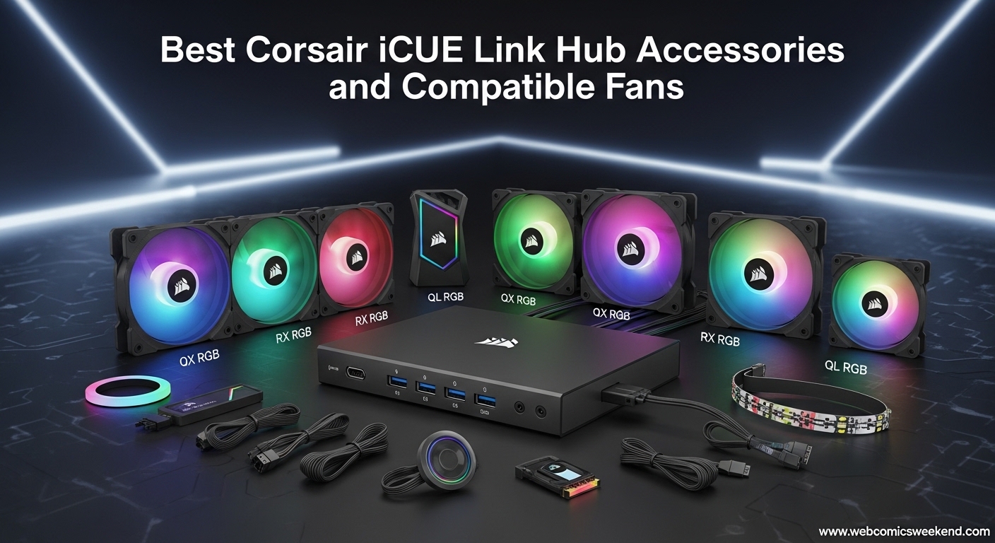 Best Corsair iCUE Link Hub Accessories and Compatible Fans
