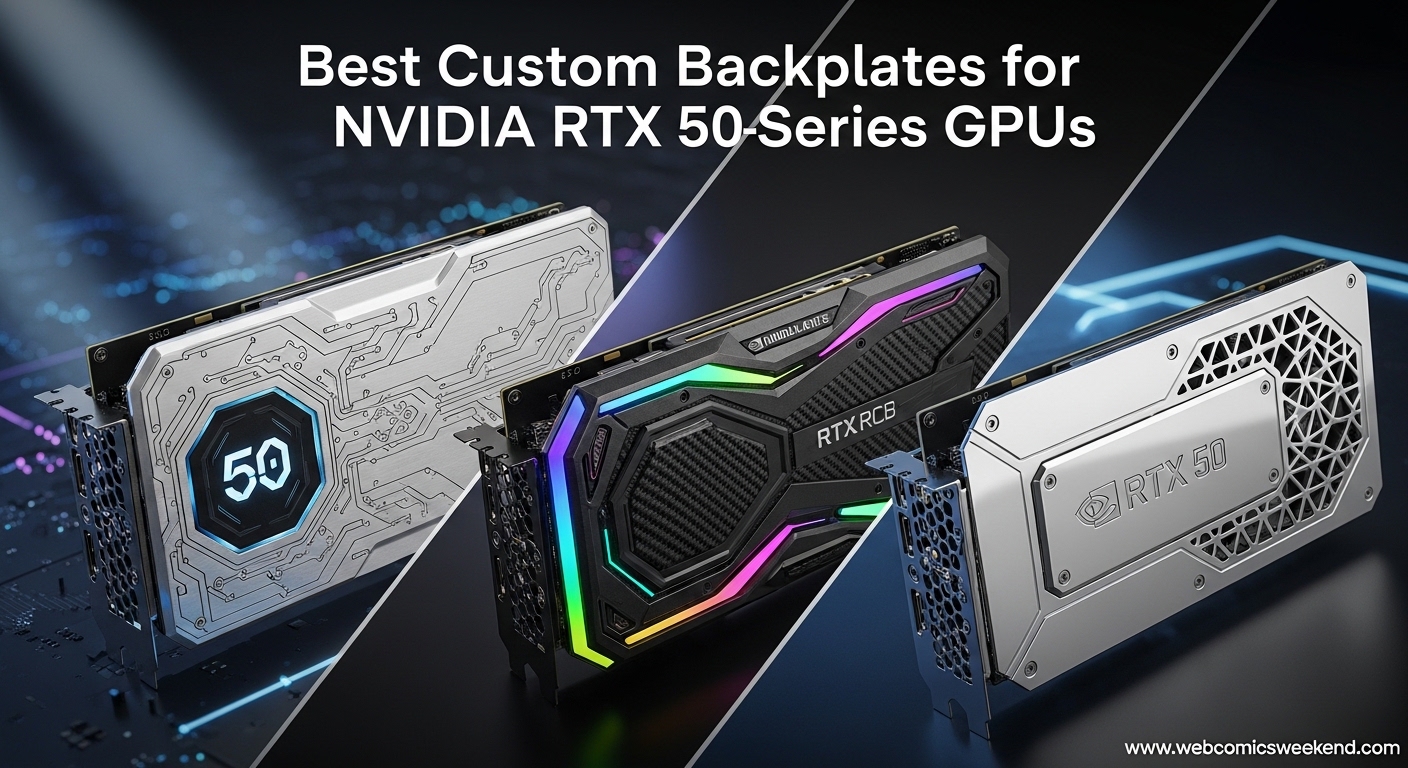Best Custom Backplates for NVIDIA RTX 50-Series GPUs
