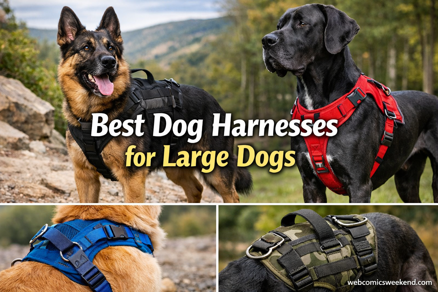 Best Dog Harnesses for Large Dogs
