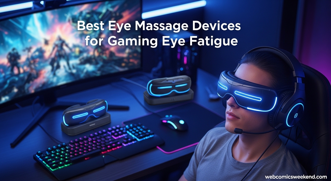 Best Eye Massage Devices for Gaming Eye Fatigue