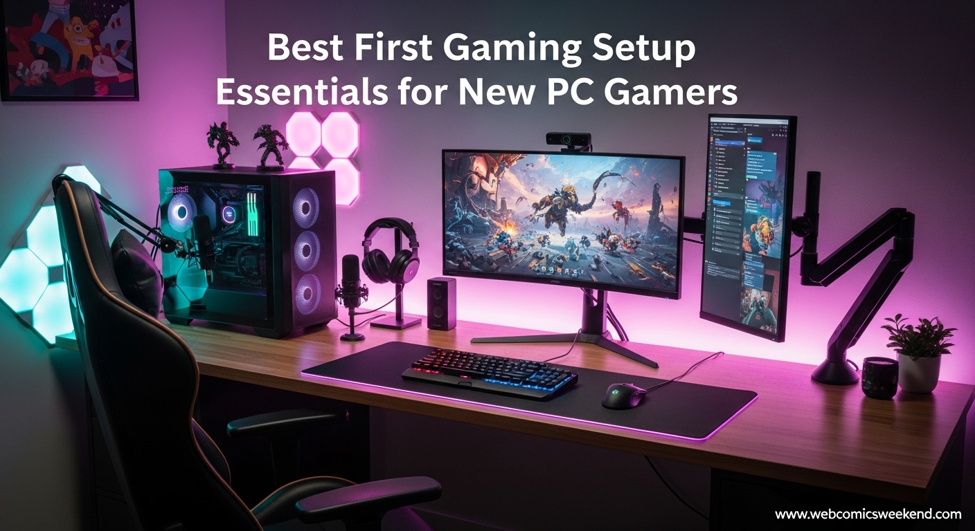 Best First Gaming Setup Essentials for New PC Gamers