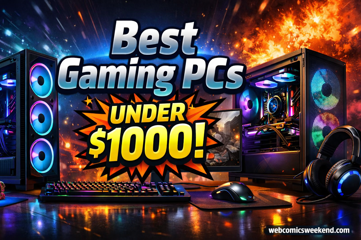 Best Gaming PCs Under $1000